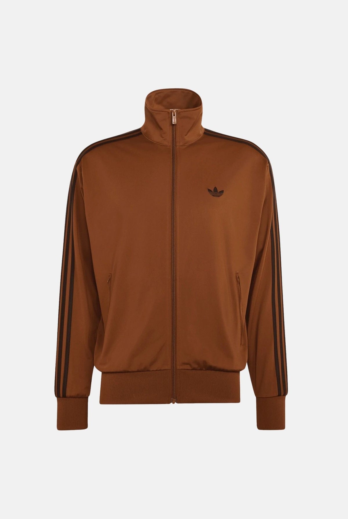 ADIDAS ORIGINALS Felpa con zip FIREBIRD TRACK JACKET Dusky Bronzo da uomo con iconiche 3-stripes KS7463 . ADIDAS ORIGINALS