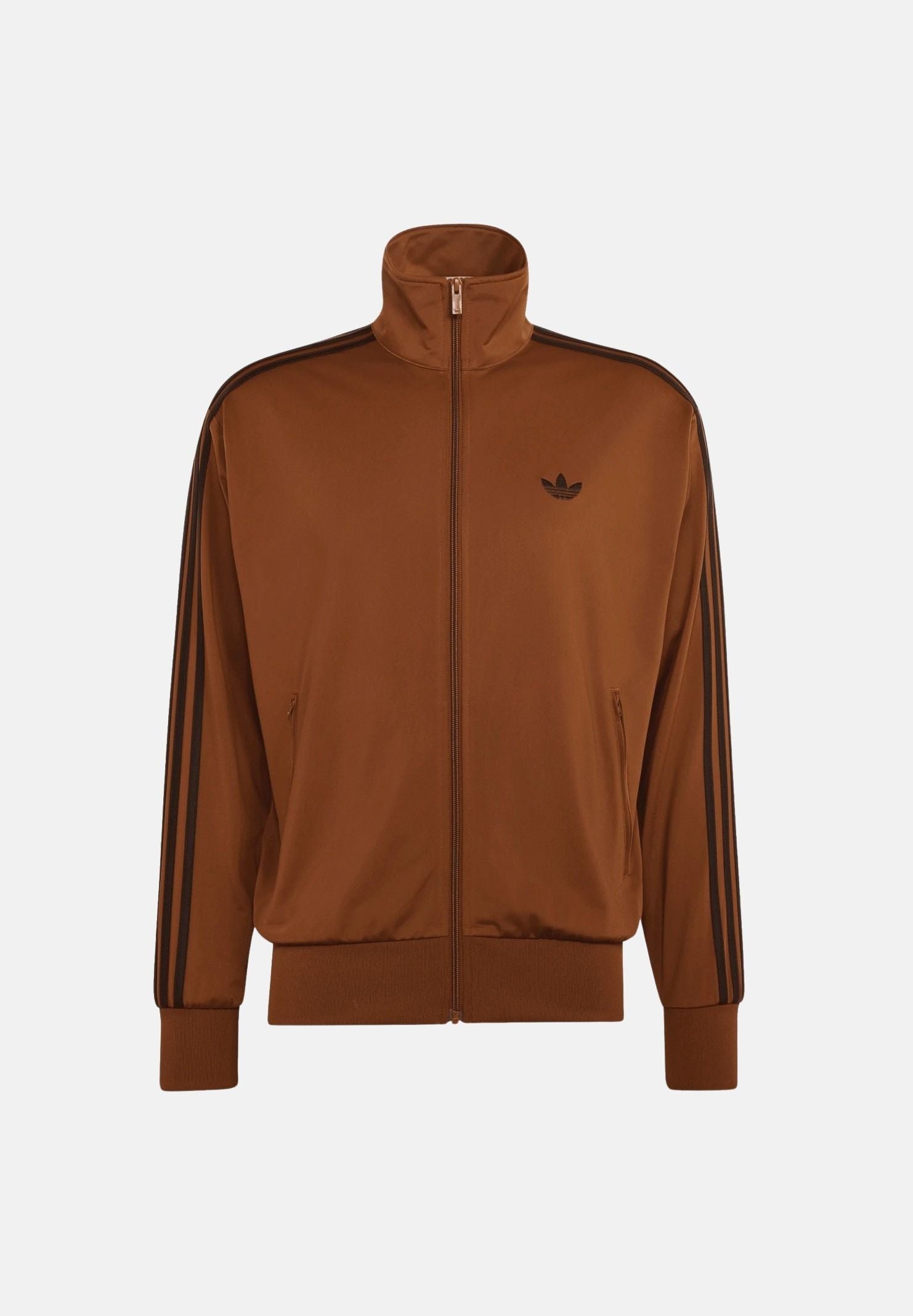 ADIDAS ORIGINALS Felpa con zip FIREBIRD TRACK JACKET Dusky Bronzo da uomo con iconiche 3-stripes KS7463 . ADIDAS ORIGINALS