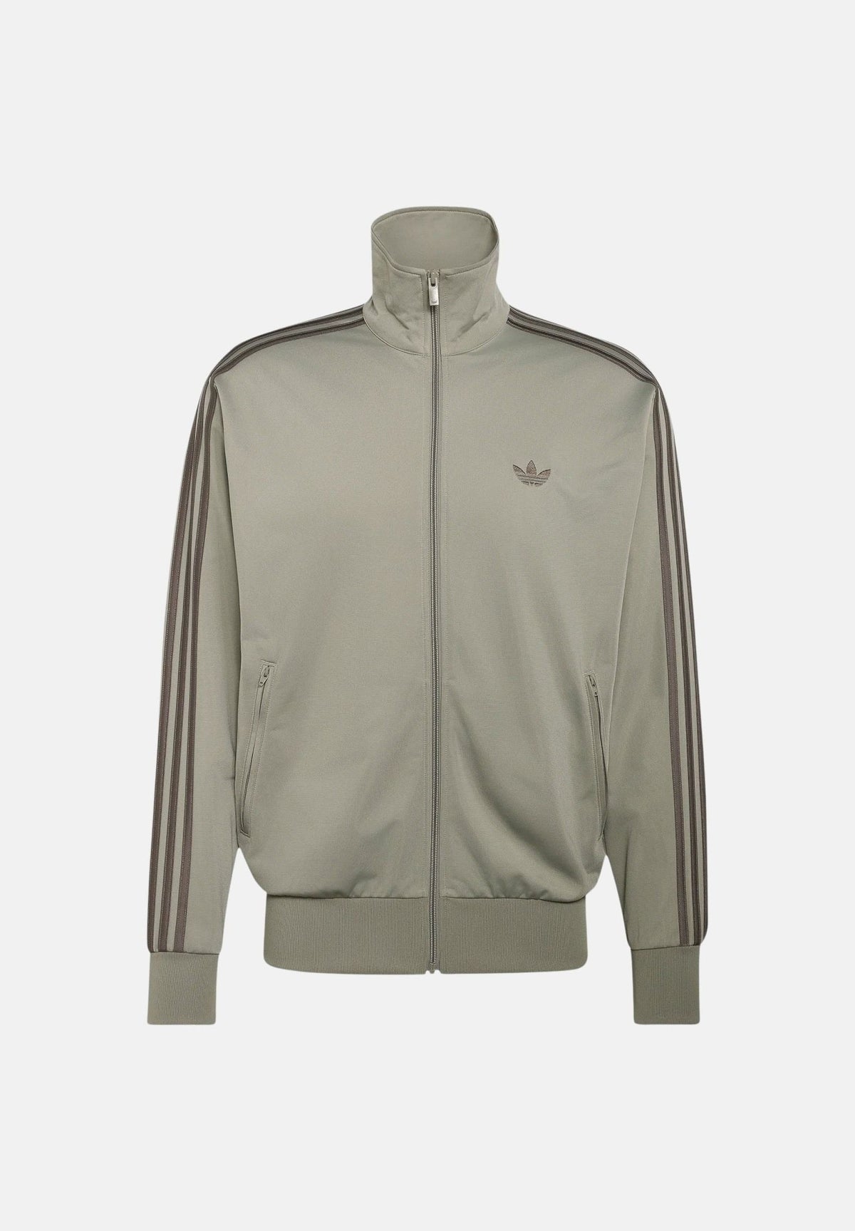 ADIDAS ORIGINALS Felpa con zip FIREBIRD TRACK JACKET Silver Pebble, grigio chiaro, da uomo. KS7465 . ADIDAS ORIGINALS