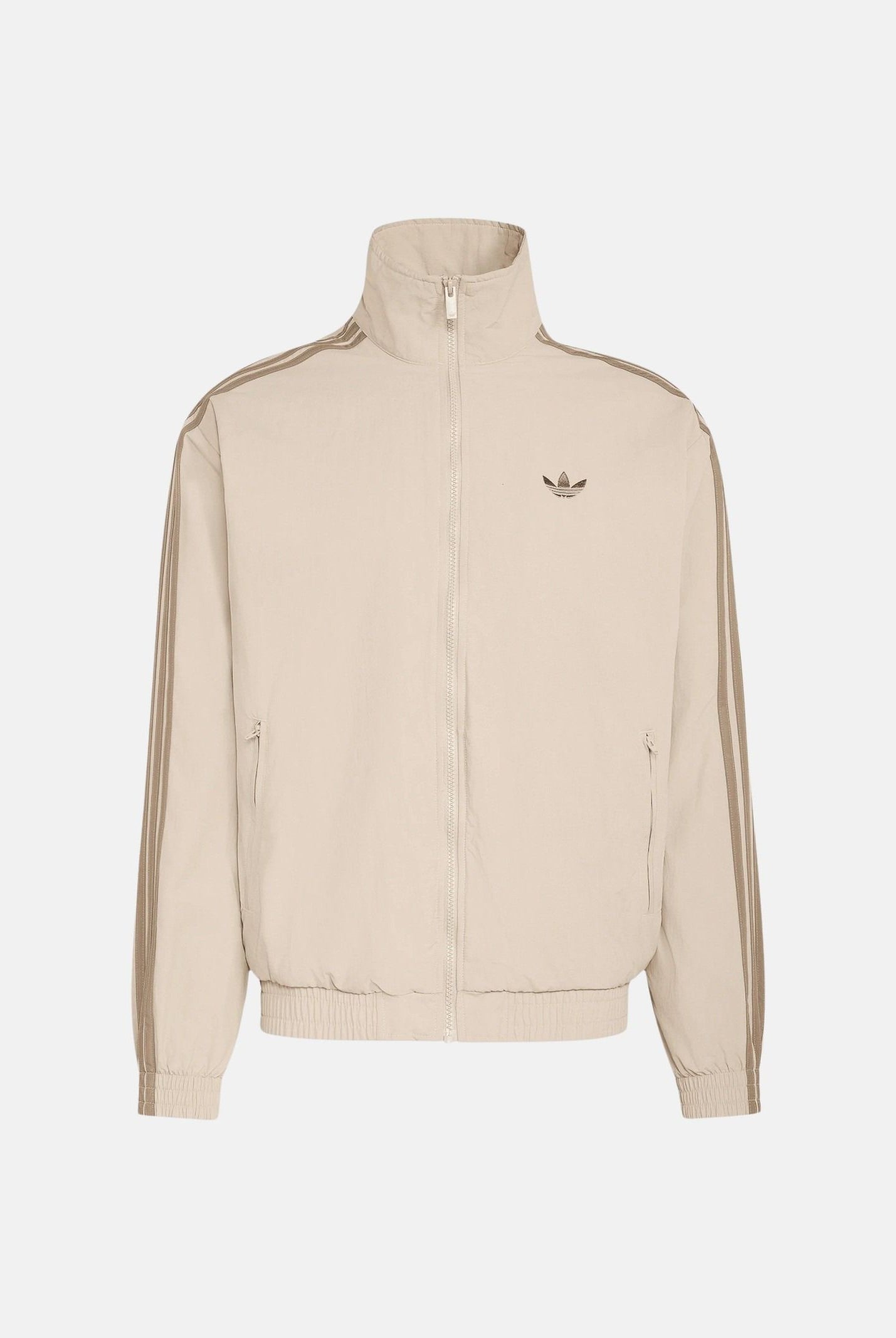 ADIDAS ORIGINALS Felpa FIREBIRD WOVEN con zip kaki beige da uomo<BR/> KS7494 . ADIDAS ORIGINALS