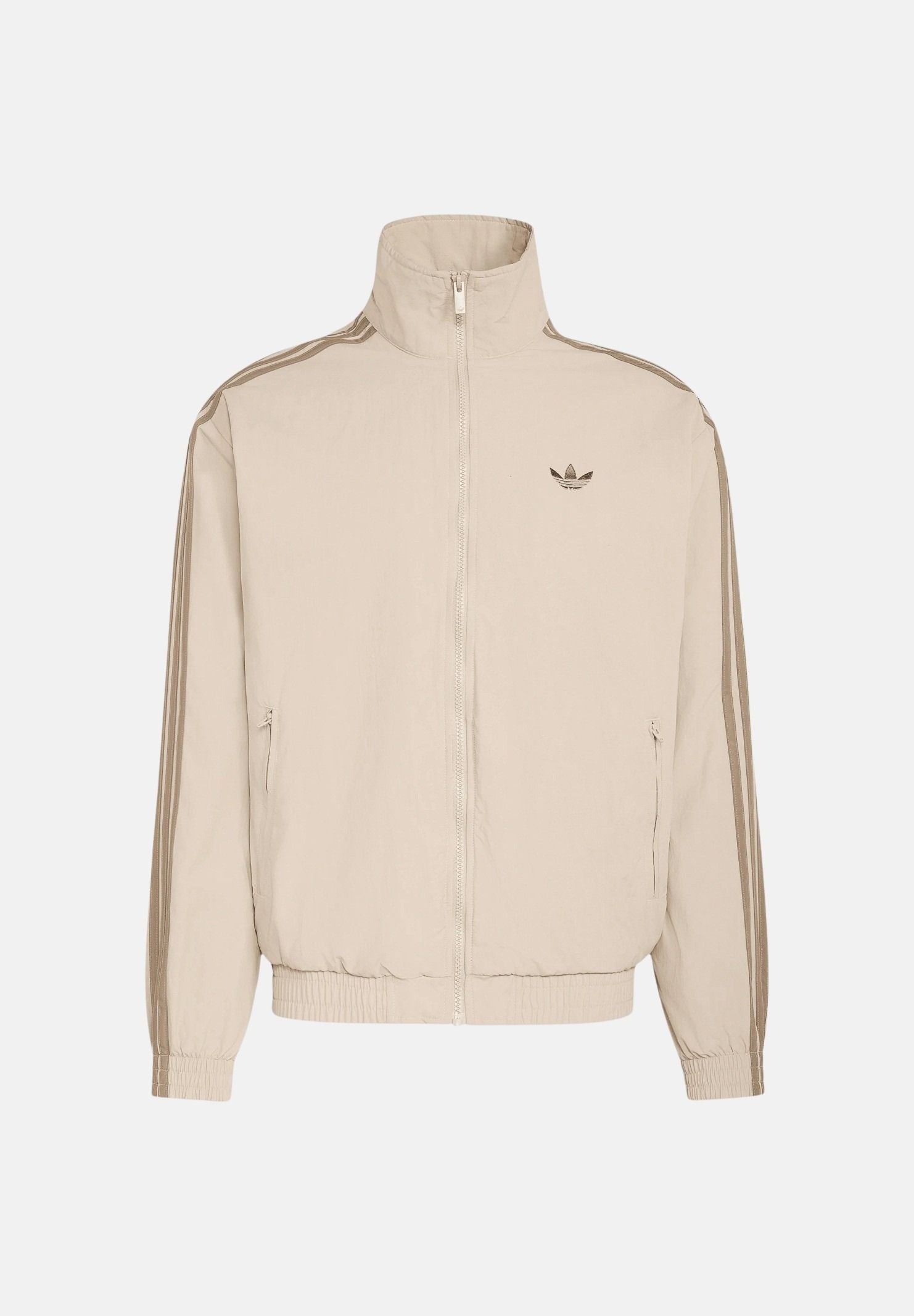ADIDAS ORIGINALS Felpa FIREBIRD WOVEN con zip kaki beige da uomo<BR/> KS7494 . ADIDAS ORIGINALS