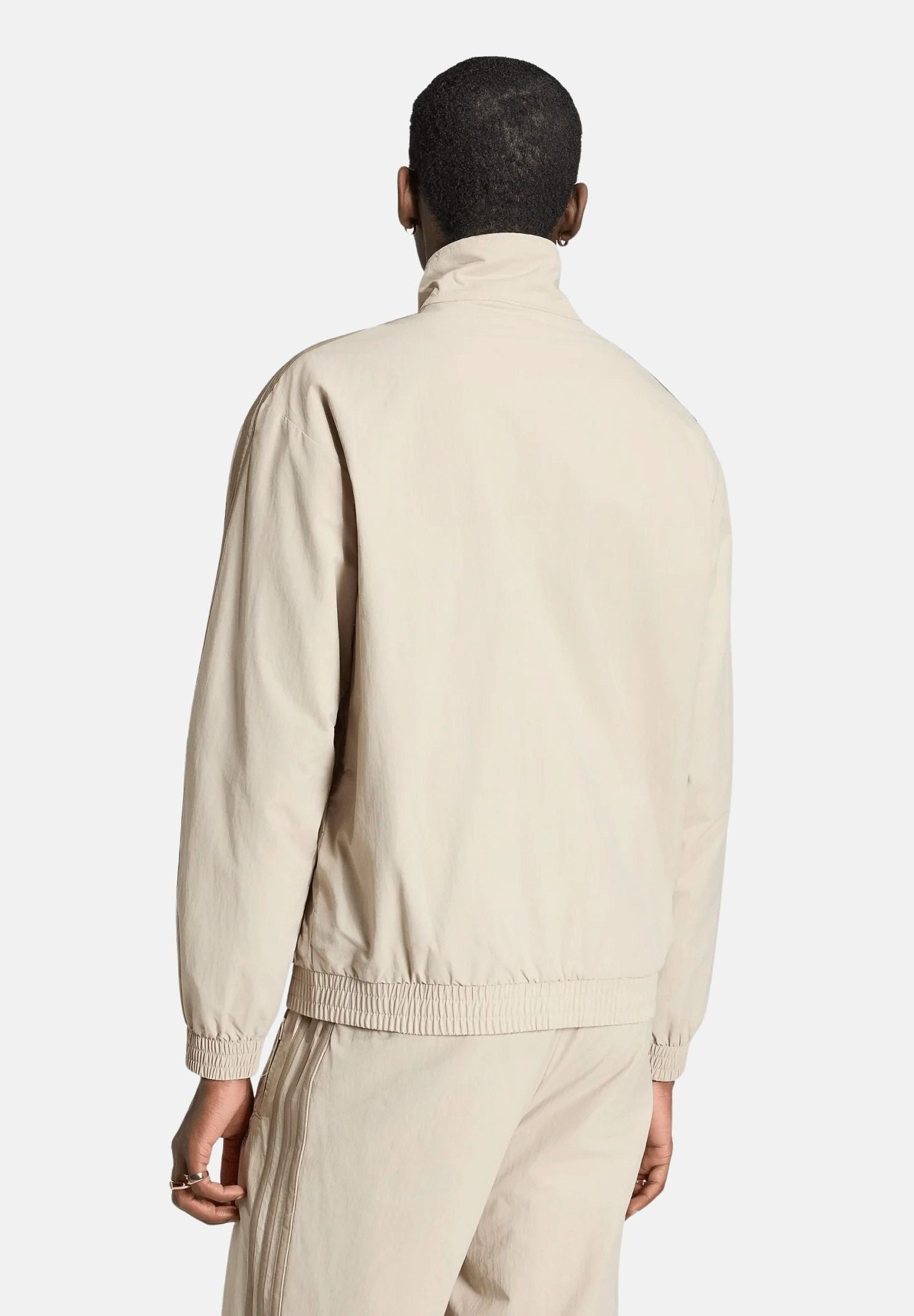 ADIDAS ORIGINALS Felpa FIREBIRD WOVEN con zip kaki beige da uomo<BR/> KS7494 . ADIDAS ORIGINALS