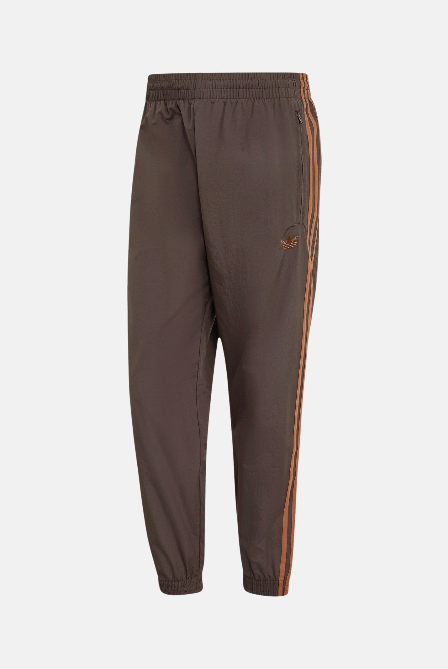 ADIDAS ORIGINALS Pantaloni FIREBIRD WOVEN Aurora Coffee-marrone da uomo con logo Trefoil ricamato. KS7499 . ADIDAS ORIGINALS