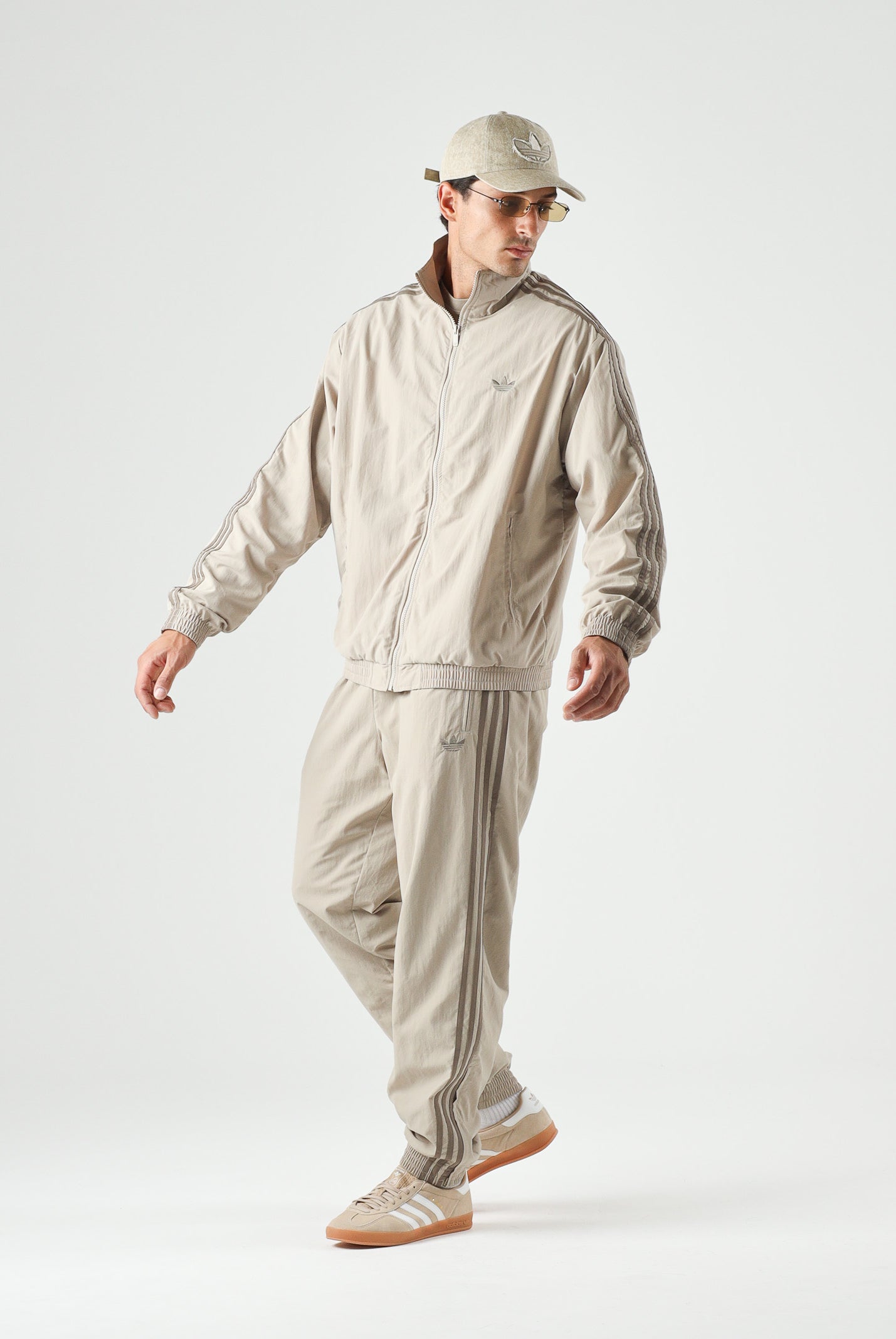 ADIDAS ORIGINALS Pantaloni FIREBIRD WOVEN kaki beige da uomo<BR/> KS7503 . ADIDAS ORIGINALS