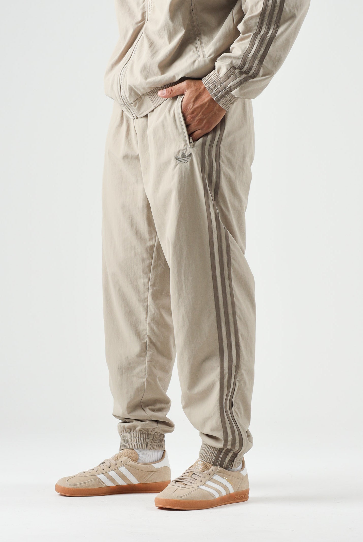 ADIDAS ORIGINALS Pantaloni FIREBIRD WOVEN kaki beige da uomo<BR/> KS7503 . ADIDAS ORIGINALS