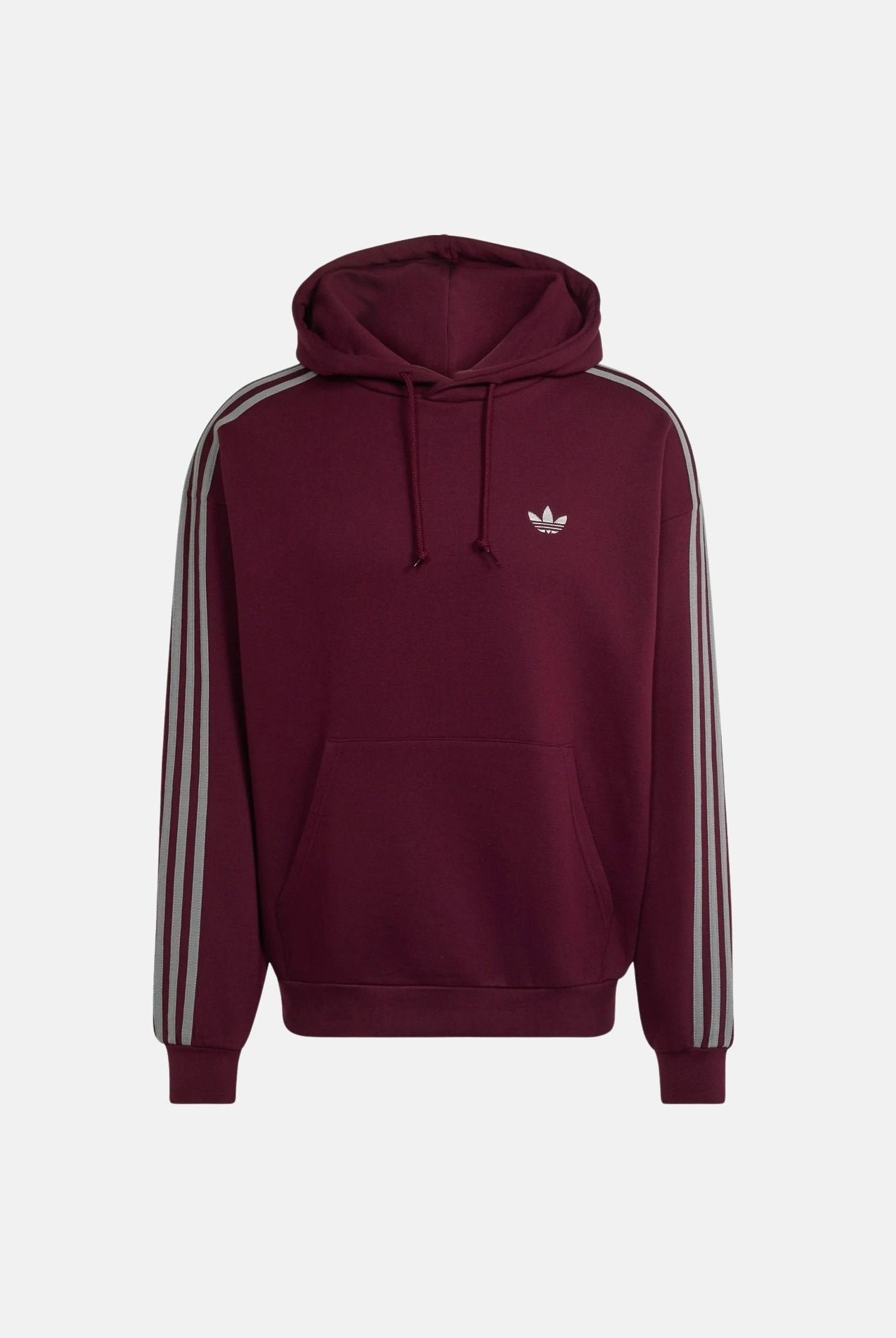 ADIDAS ORIGINALS Felpa ADICOLOR CLASSICS maroon bordeaux da uomo con cappuccio KS7506 . ADIDAS ORIGINALS