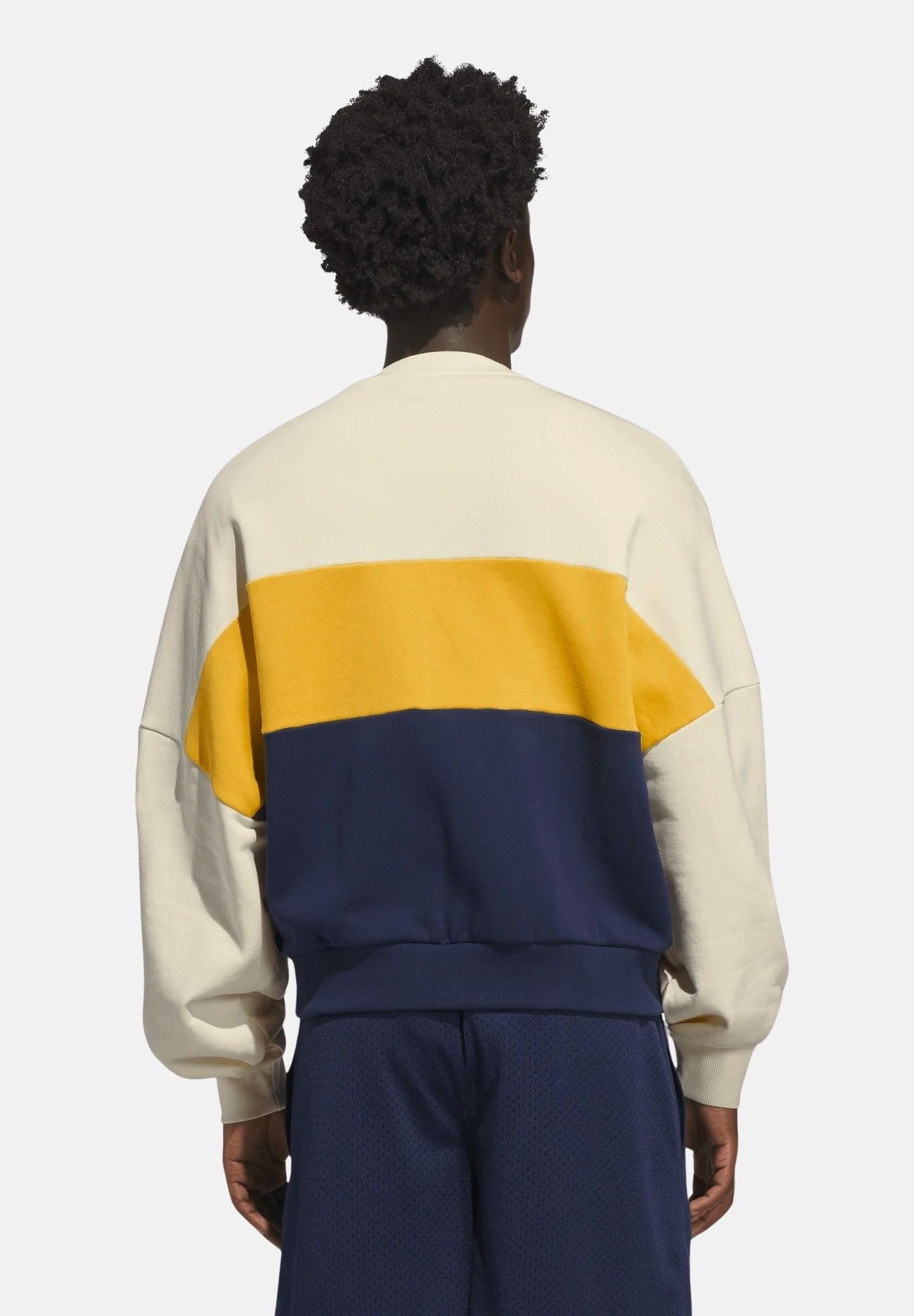 ADIDAS ORIGINALS Felpa ORIGINALS CREWNECK Cream White-vaniglia per uomo e donna KS8191 . ADIDAS ORIGINALS