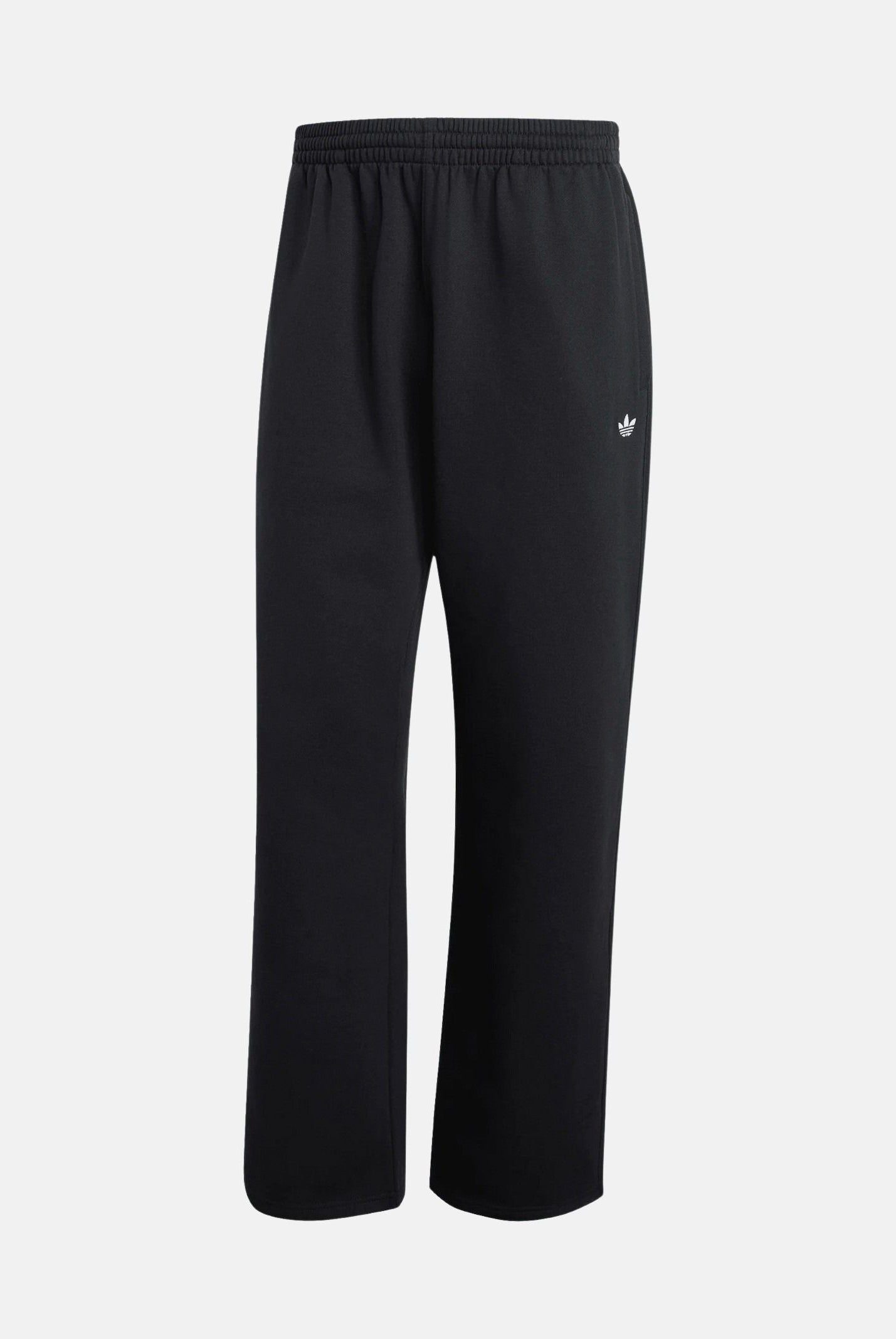 ADIDAS ORIGINALS Pantaloni TREFOIL ESSENTIALS sportivi neri da uomo con logo Trefoil tono su tono<BR/> KS8949 . ADIDAS ORIGINALS