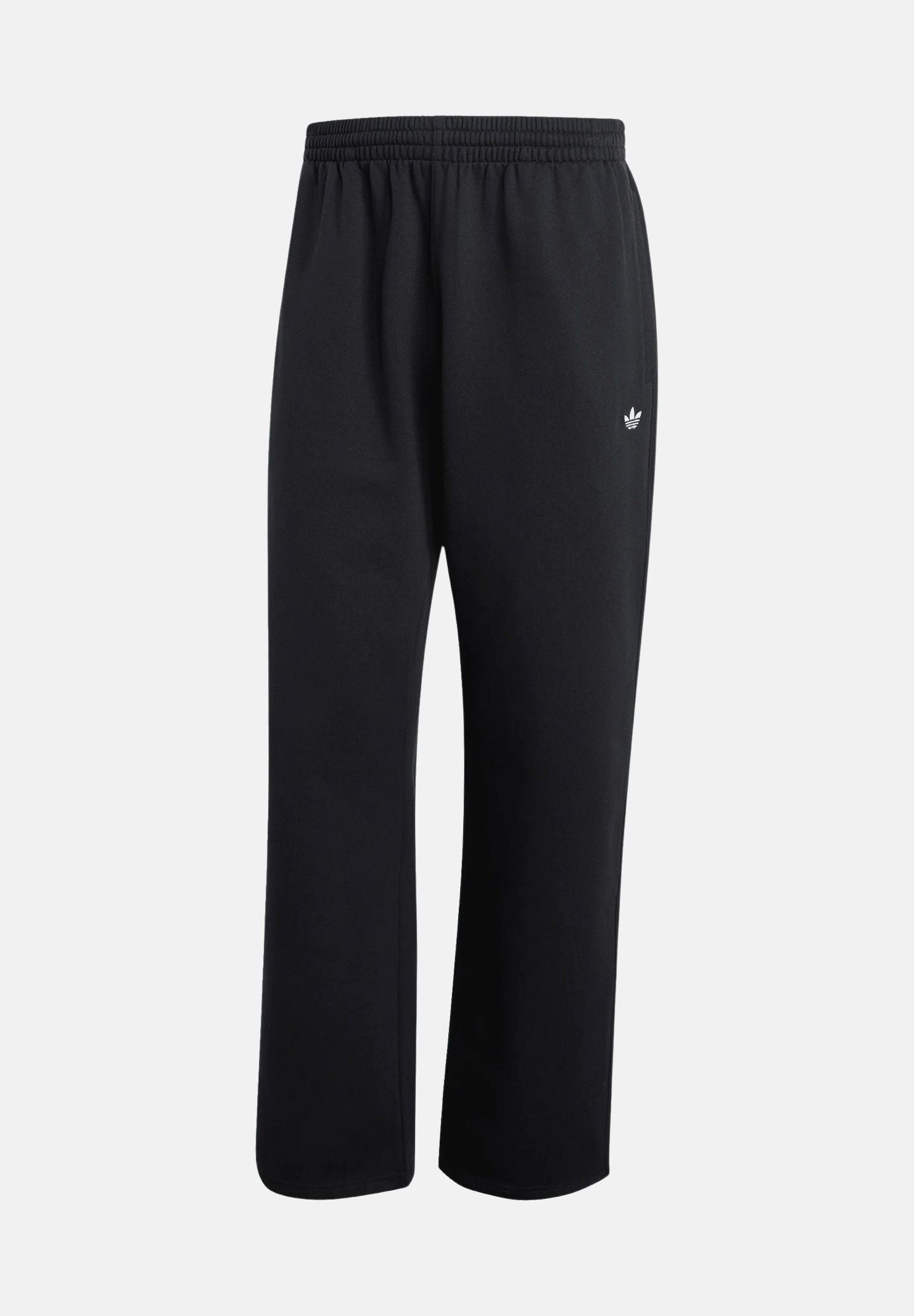 ADIDAS ORIGINALS Pantaloni TREFOIL ESSENTIALS sportivi neri da uomo con logo Trefoil tono su tono<BR/> KS8949 . ADIDAS ORIGINALS