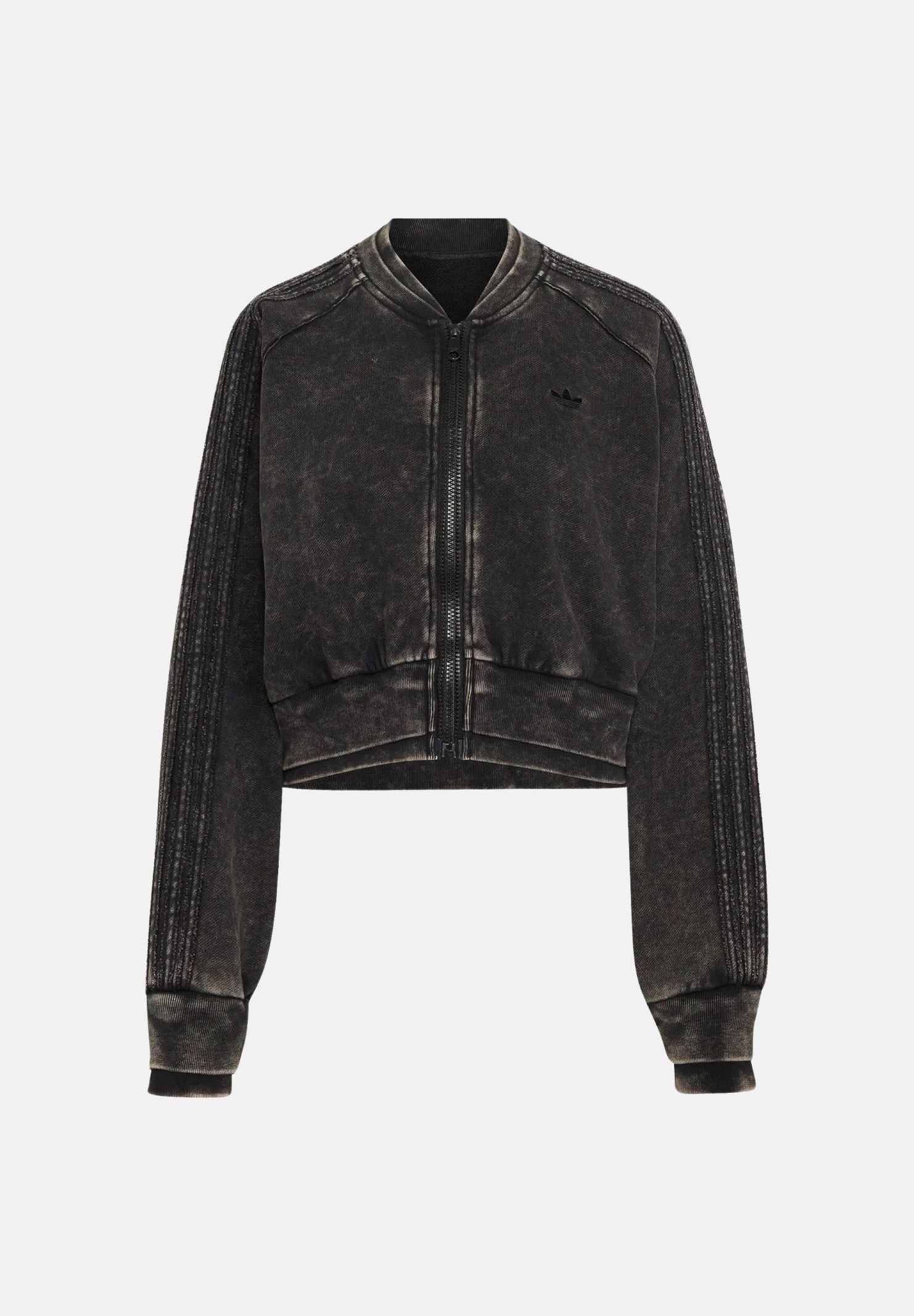 ADIDAS ORIGINALS Giacca SST DOUBLE LAYERED nero da donna con costruzione a doppio strato KS9141 . ADIDAS ORIGINALS