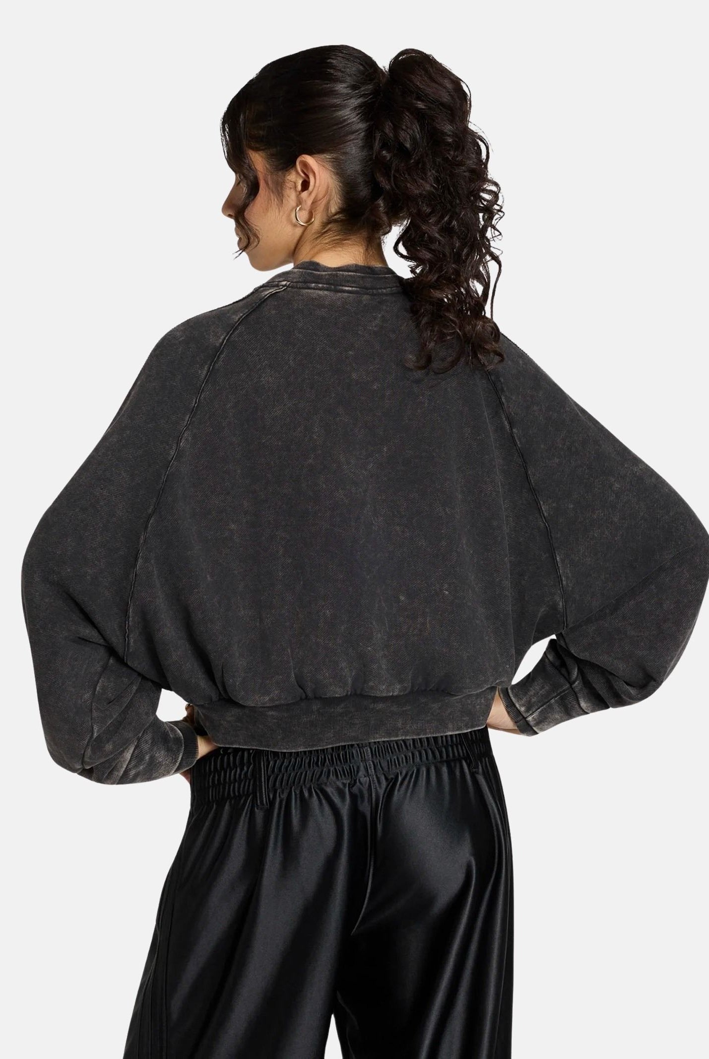 ADIDAS ORIGINALS Giacca SST DOUBLE LAYERED nero da donna con costruzione a doppio strato KS9141 . ADIDAS ORIGINALS