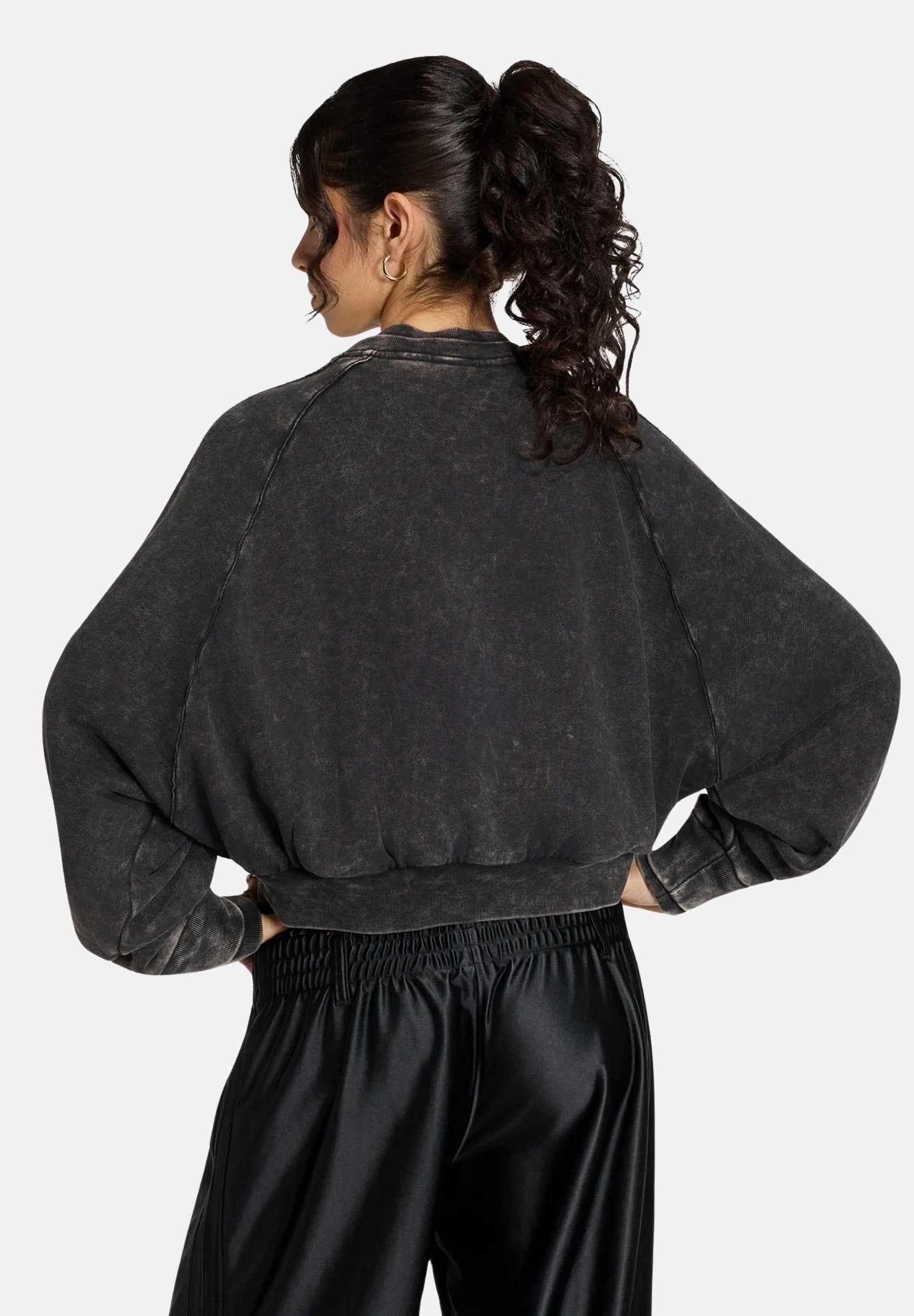 ADIDAS ORIGINALS Giacca SST DOUBLE LAYERED nero da donna con costruzione a doppio strato KS9141 . ADIDAS ORIGINALS