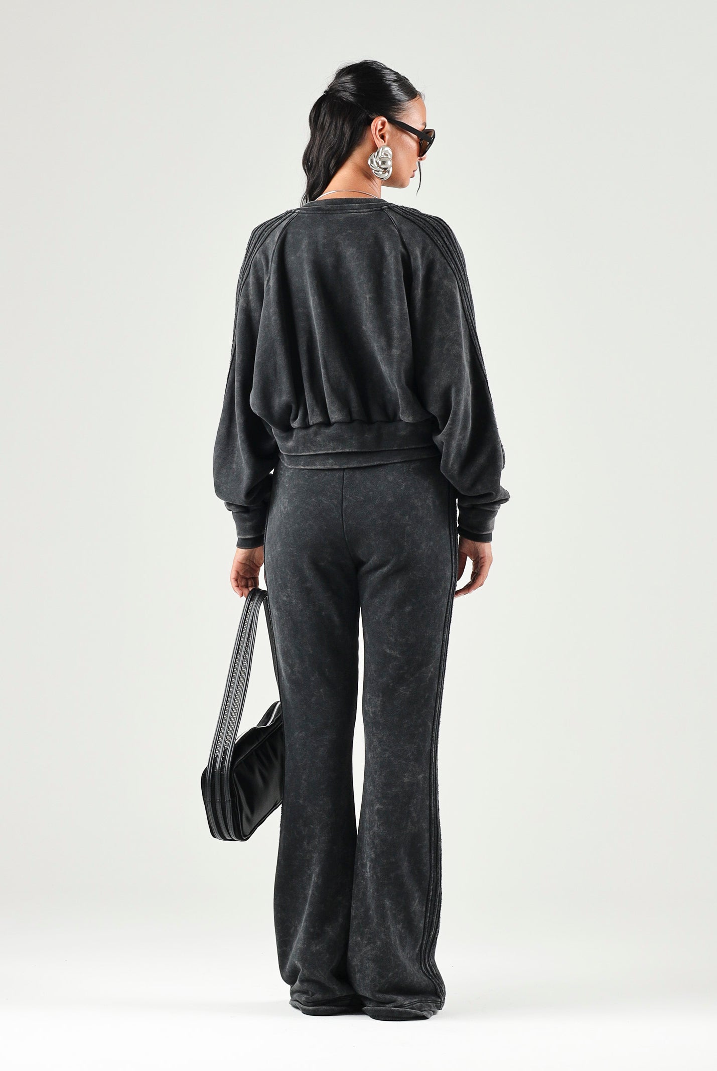 ADIDAS ORIGINALS Pantaloni SST BOOTCUT PANT neri da donna<BR/> KS9168 . ADIDAS ORIGINALS