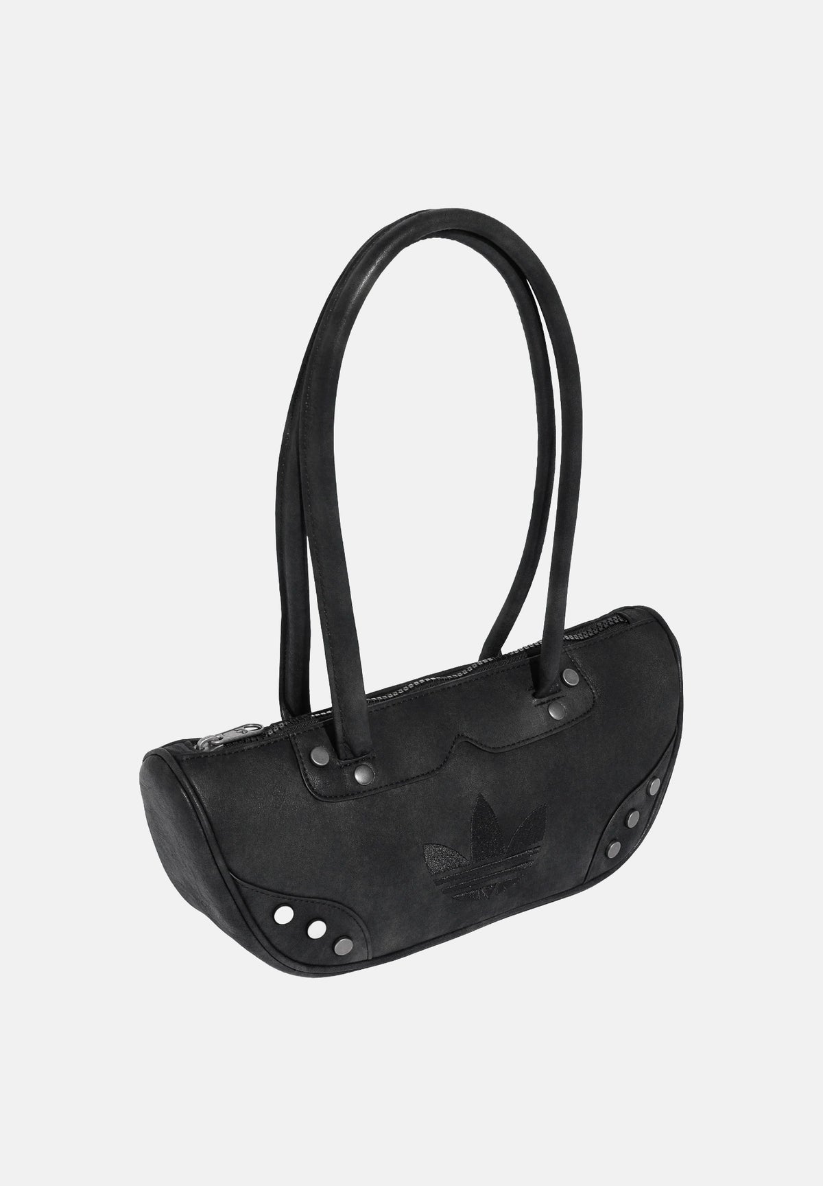 ADIDAS ORIGINALS Borsa BOWLING BAG STUDS nero per uomo e donna con borchie metalliche laterali KS9292 . ADIDAS ORIGINALS