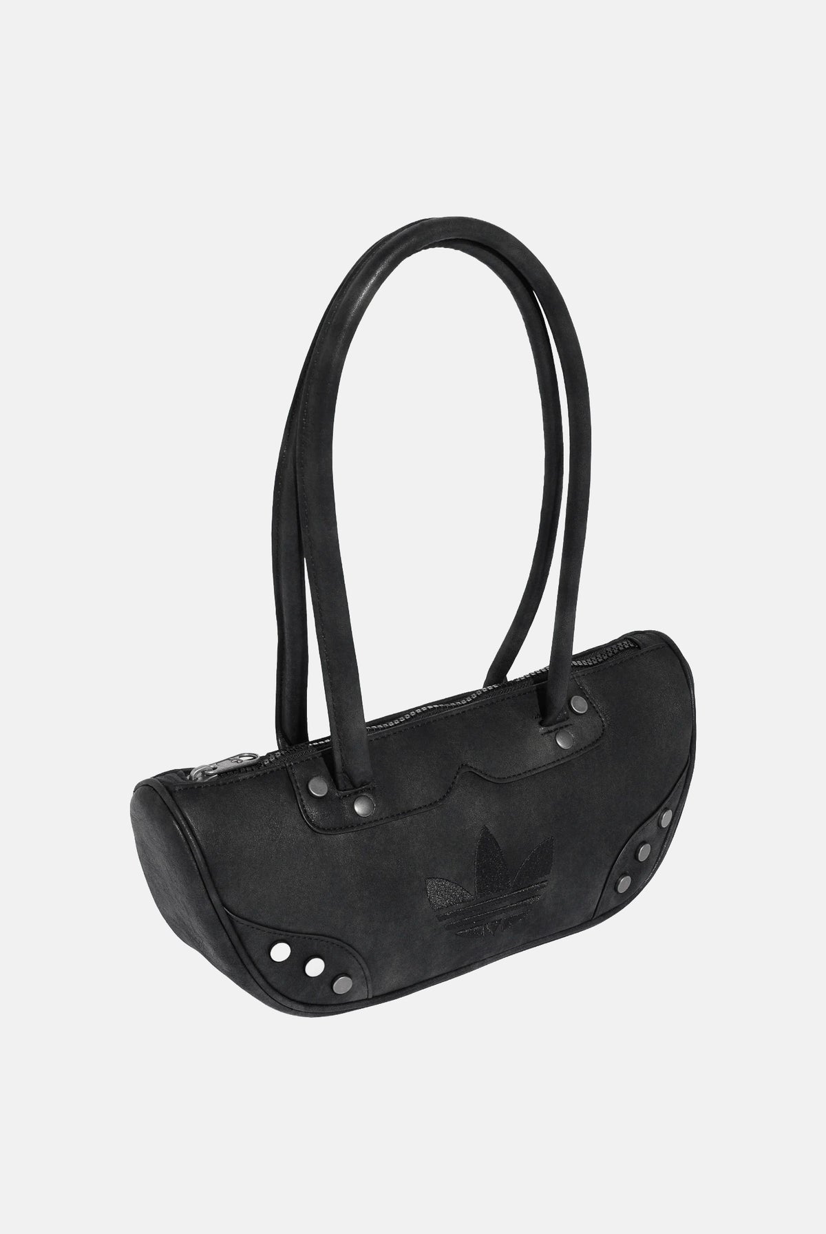 ADIDAS ORIGINALS Borsa BOWLING BAG STUDS nero per uomo e donna con borchie metalliche laterali KS9292 . ADIDAS ORIGINALS