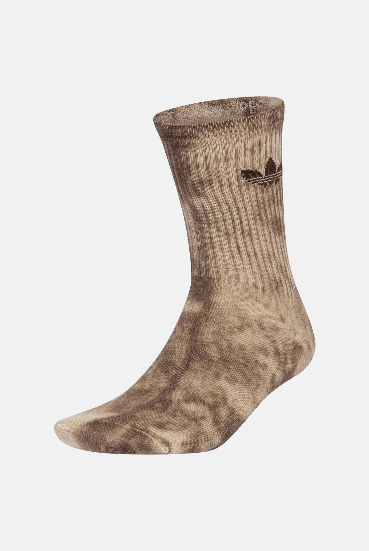 ADIDAS ORIGINALS calze TIE DYE (3 paia) colore Off White / Wonder Beige / Dark Brown, per uomo e donna. KS9416 . ADIDAS ORIGINALS