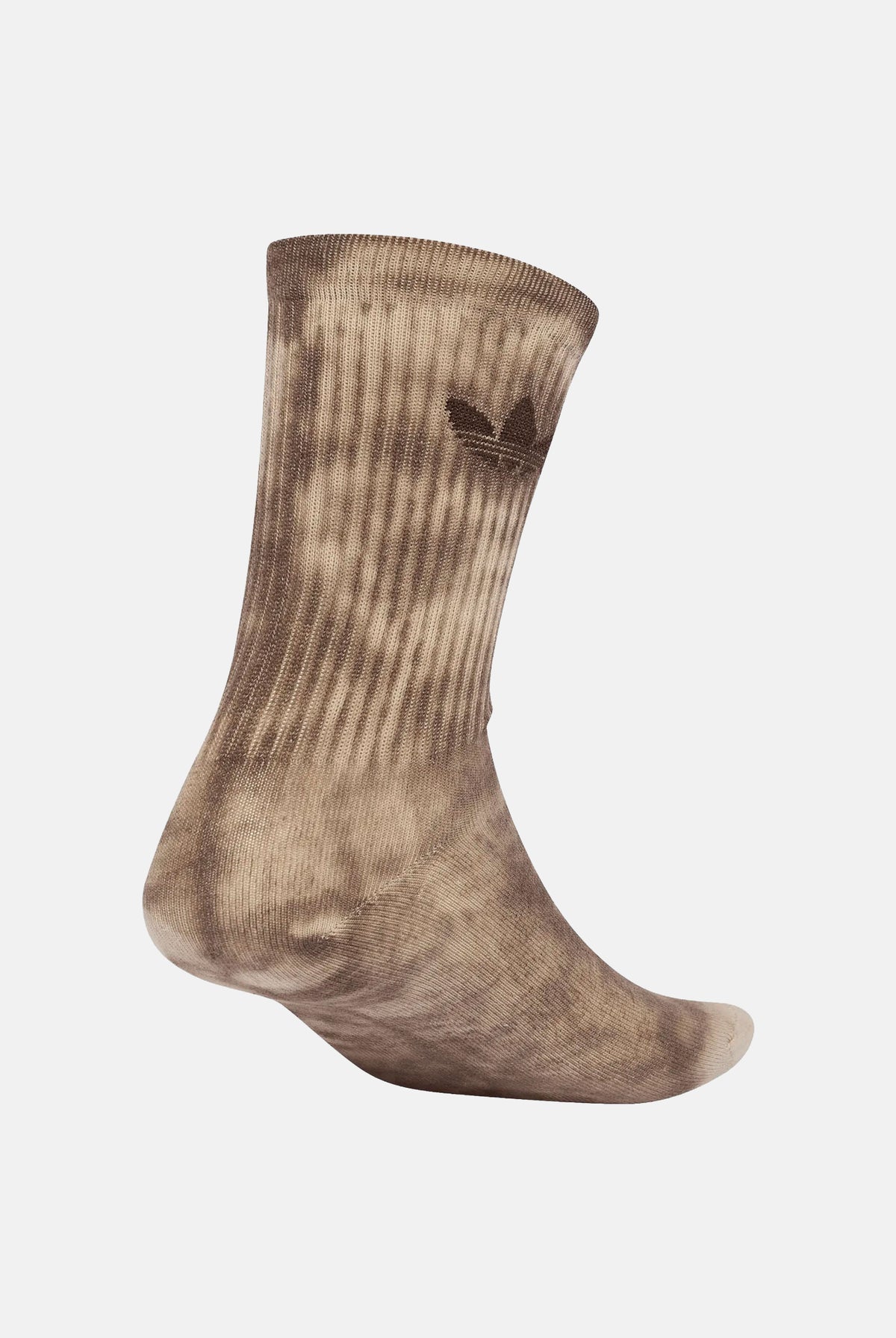ADIDAS ORIGINALS Calzini 3 paia TIE DYE beige per uomo e donna con mini logo KS9416 . ADIDAS ORIGINALS