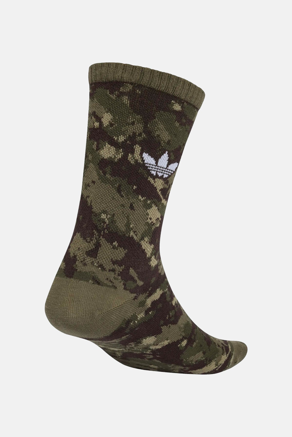 ADIDAS ORIGINALS Calzini 2 Pairs verde oliva per uomo e donna con stampa camouflage <BR/> KS9434 . ADIDAS ORIGINALS