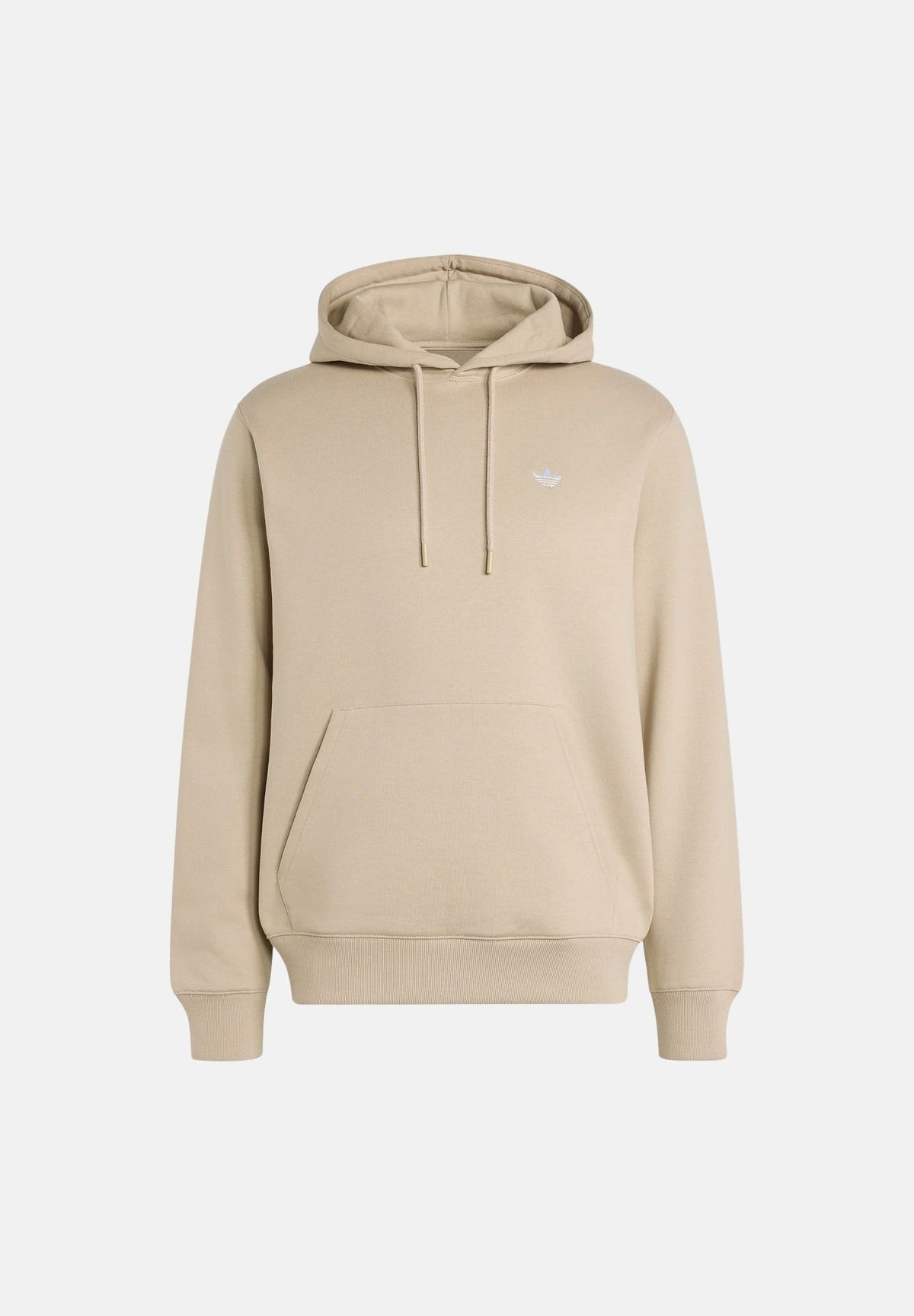 ADIDAS ORIGINALS Felpa con zip TREFOIL ESSENTIALS HOODIE Khaki Three, beige da uomo con cappuccio KS9805 . ADIDAS ORIGINALS