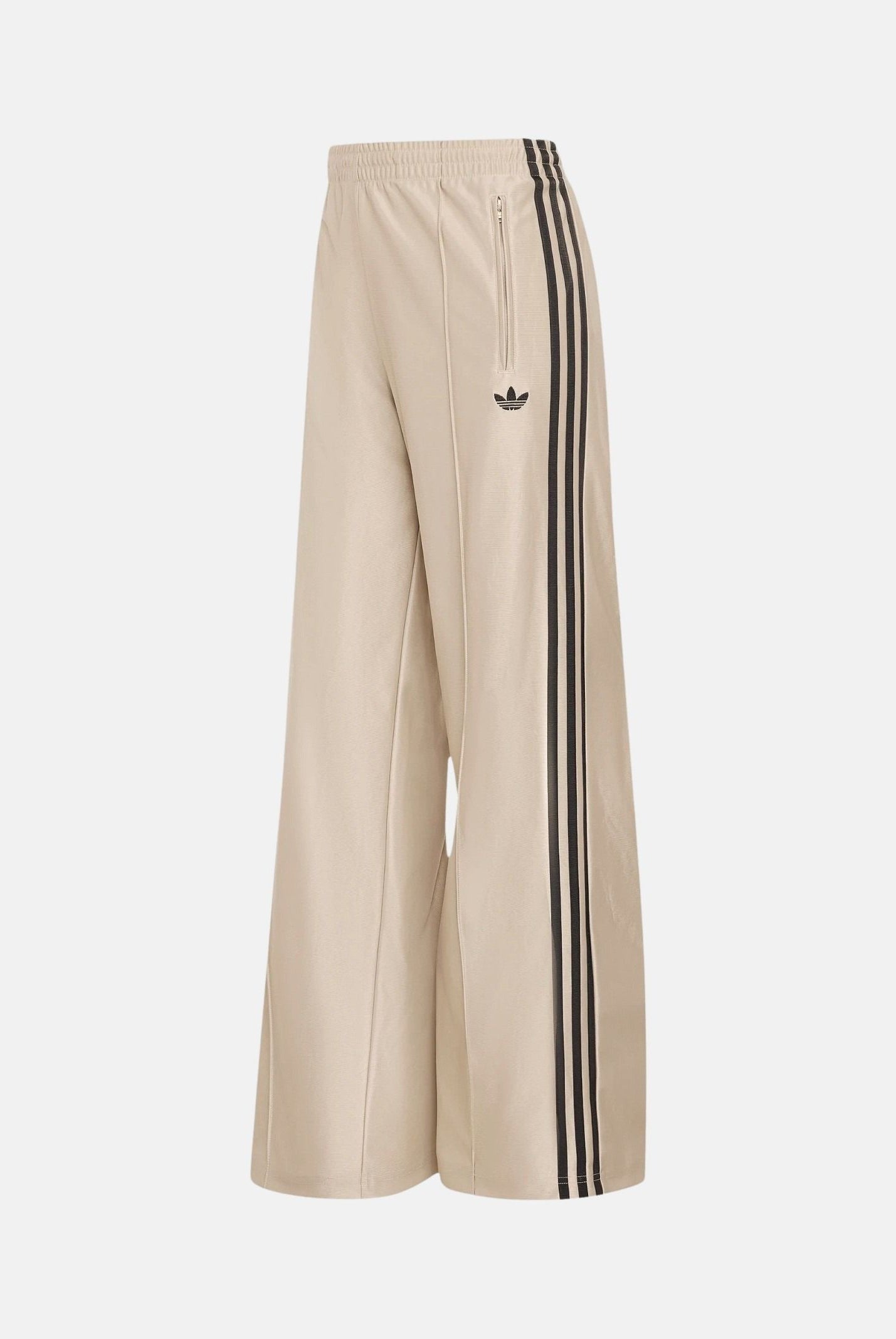 ADIDAS ORIGINALS Pantaloni beige/nero da donna con 3-Stripes laterali a contrasto. KS9974 . ADIDAS ORIGINALS