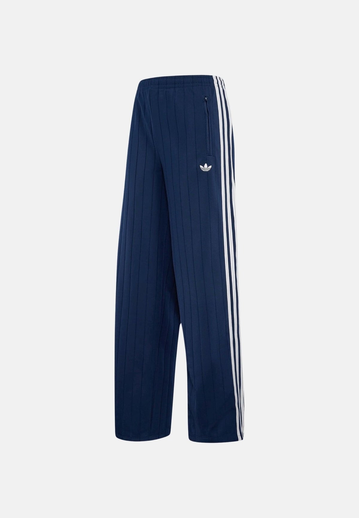 ADIDAS ORIGINALS Pantaloni FIREBIRD WIDE LEG blu da donna con gamba ampia e pieghe centrali stirate KS9976 . ADIDAS ORIGINALS