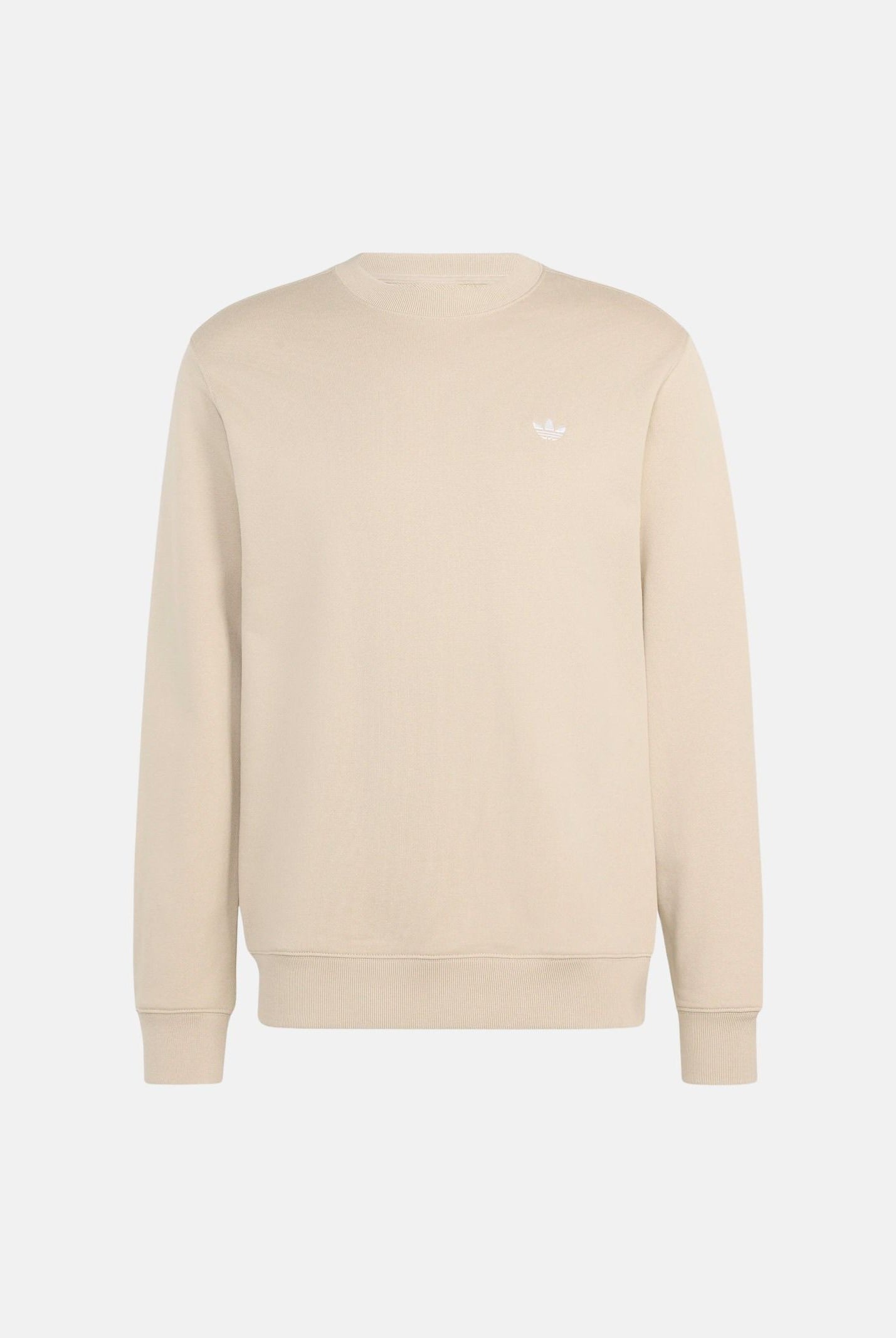 ADIDAS ORIGINALS Felpa TREFOIL ESSENTIALS CREW, colore KHAKI beige chiaro da uomo KT2451 . ADIDAS ORIGINALS