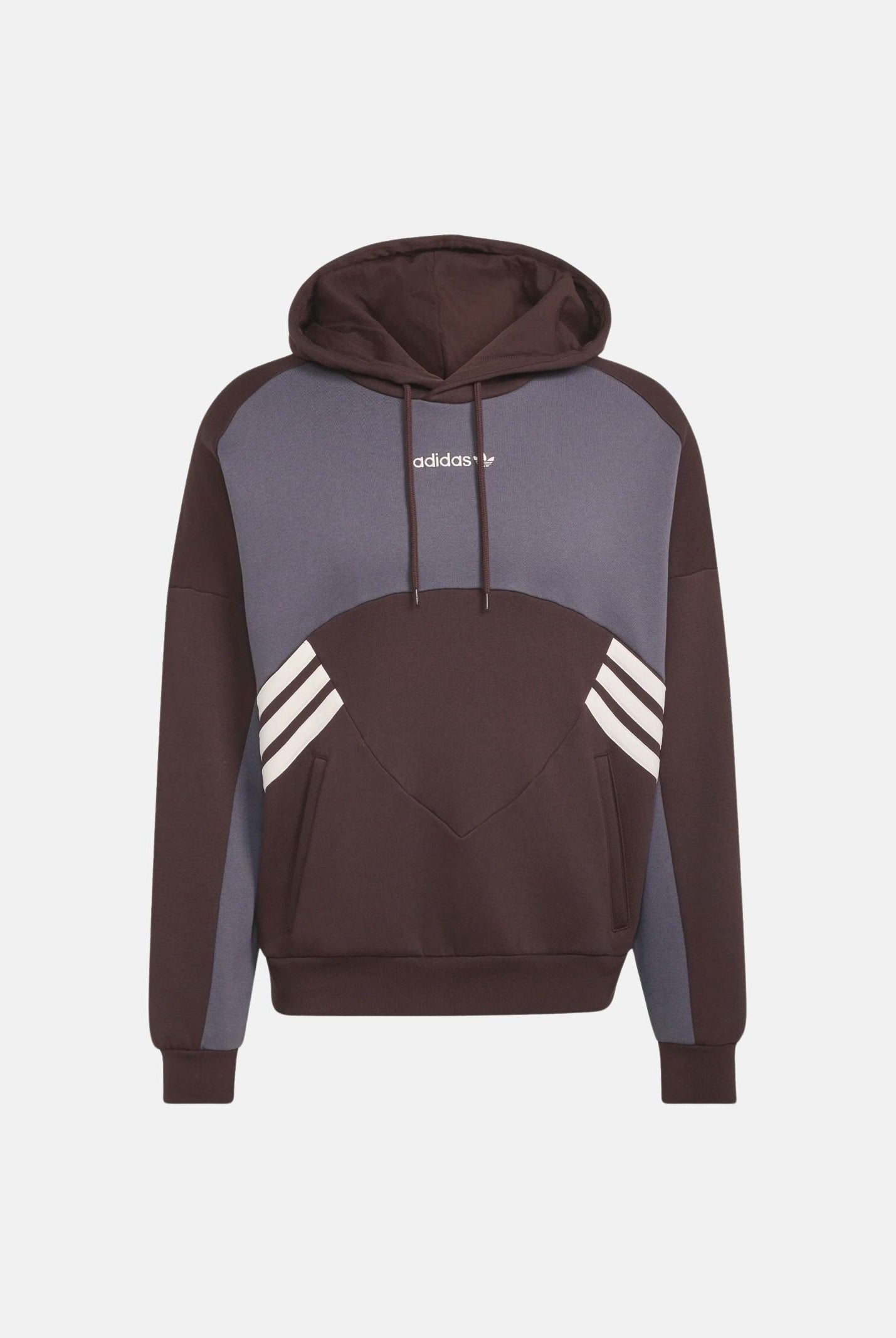 ADIDAS ORIGINALS Felpa SPACER TEAMGEIST aurora coffé-marrone da uomo con cappuccio KT4297 . ADIDAS ORIGINALS