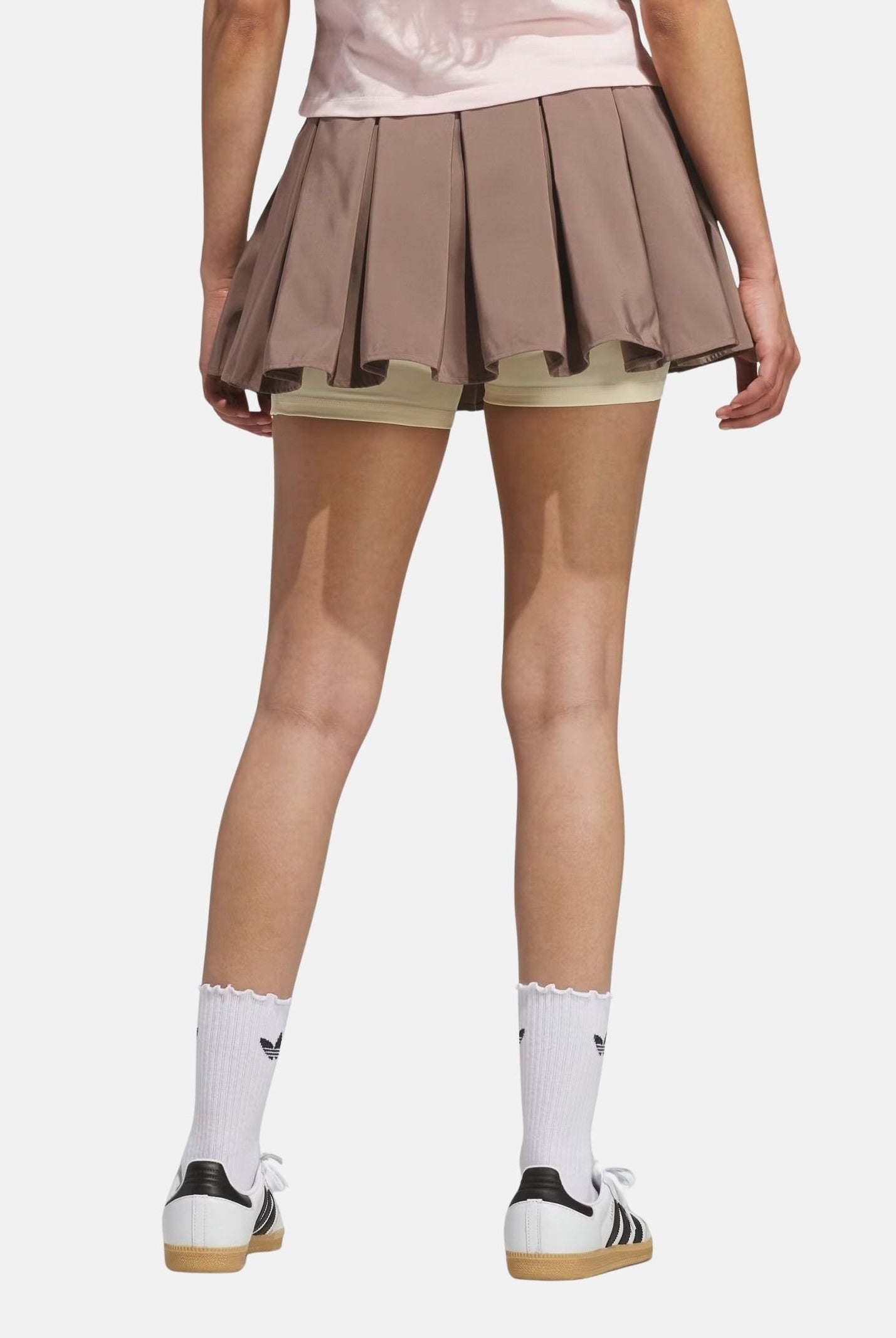 ADIDAS ORIGINALS Gonna WOVEN SKIRT colore Trace Brown, marrone, donna. KU0502 . ADIDAS ORIGINALS