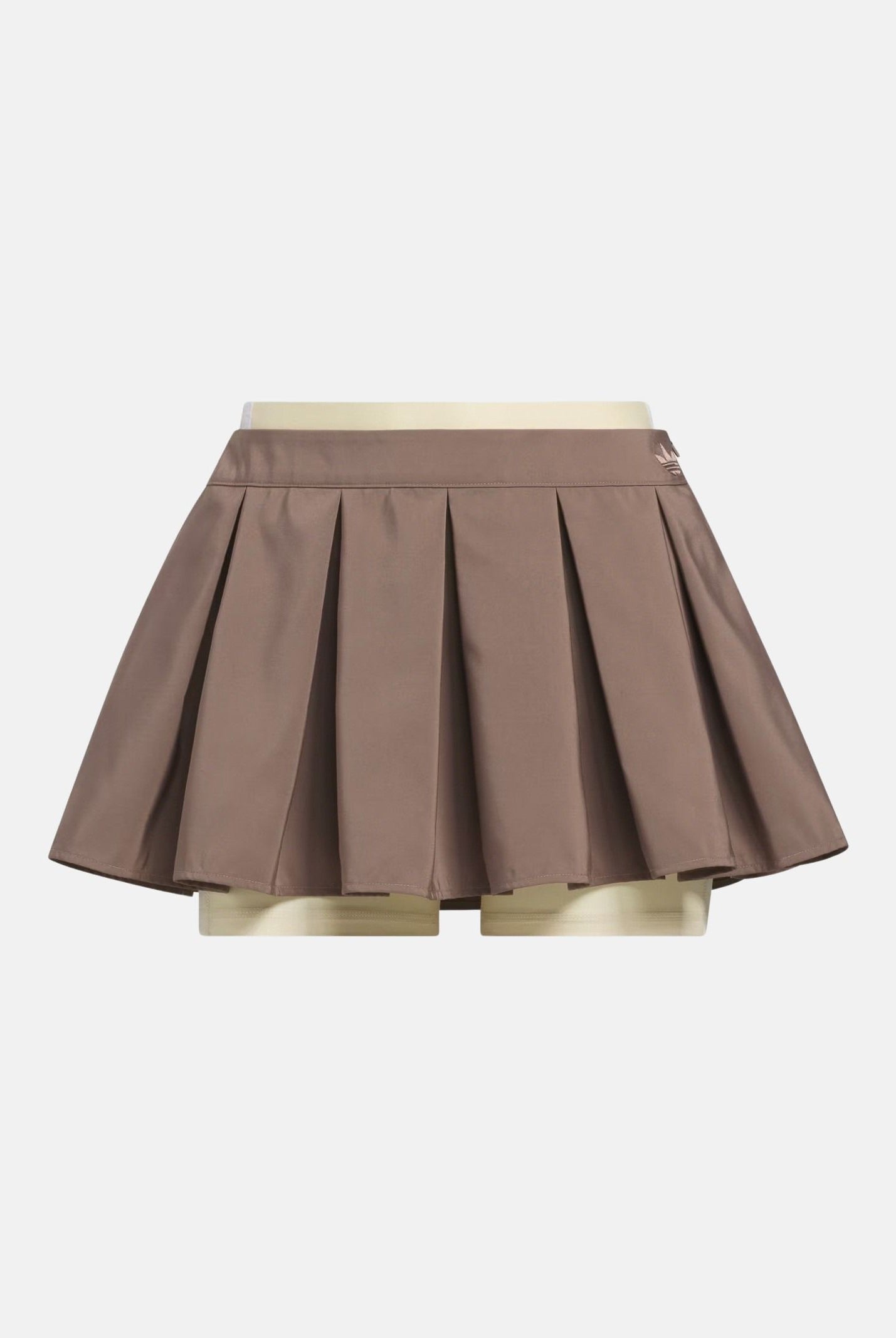 ADIDAS ORIGINALS Gonna WOVEN SKIRT colore Trace Brown, marrone, donna. KU0502 . ADIDAS ORIGINALS