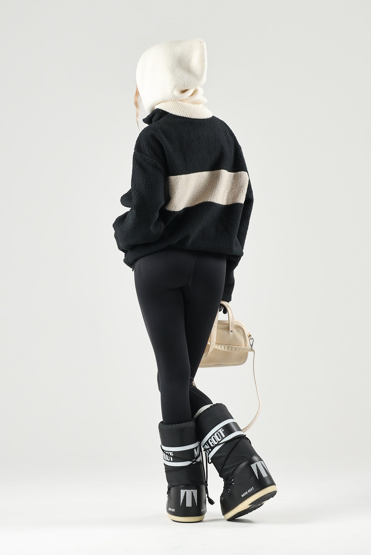 ADIDAS ORIGINALS Leggings W SEAMLESS nero da donna con vita alta e logo Trefoil. KU9745 . ADIDAS ORIGINALS