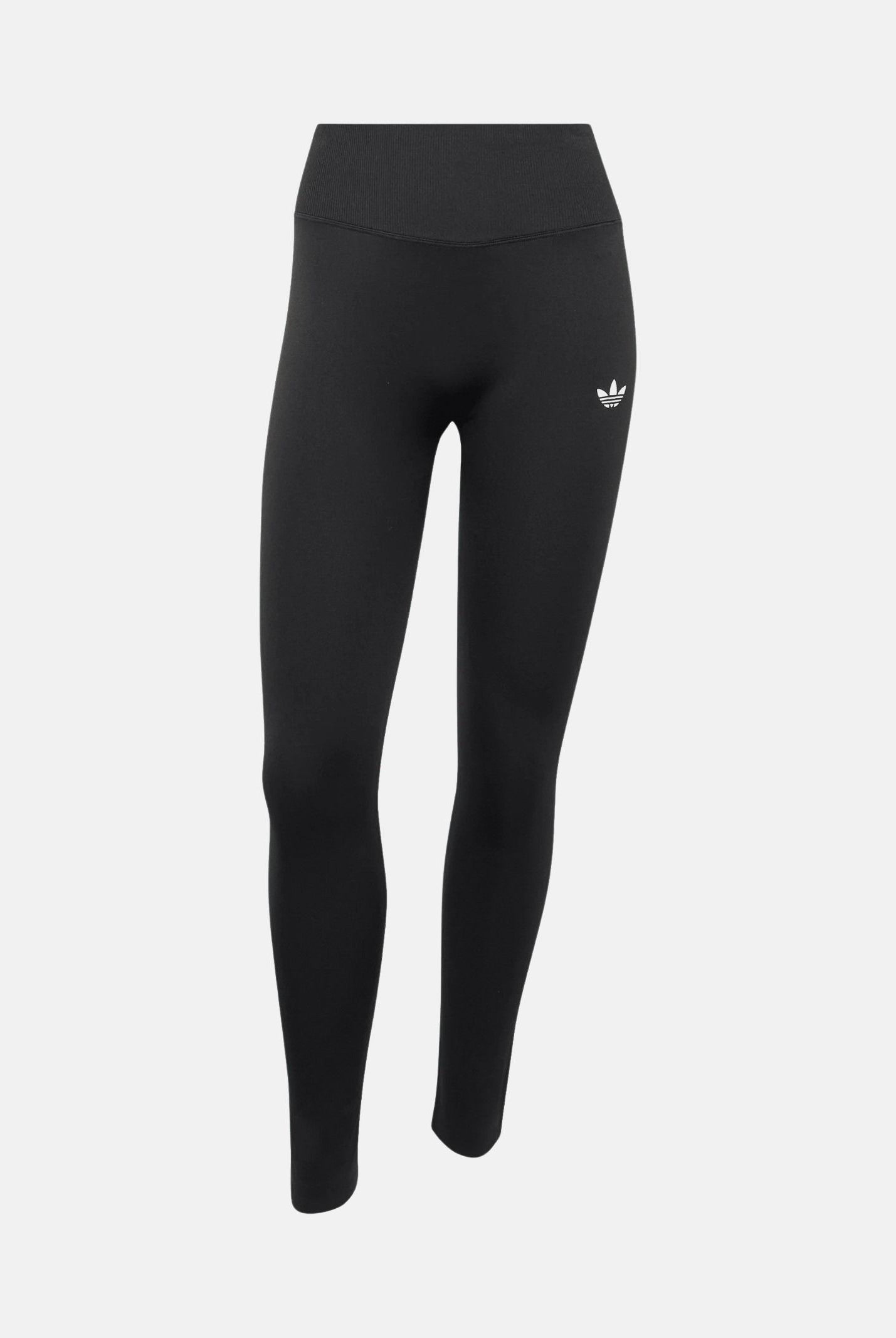 ADIDAS ORIGINALS Leggings W SEAMLESS nero da donna con vita alta e logo Trefoil. KU9745 . ADIDAS ORIGINALS