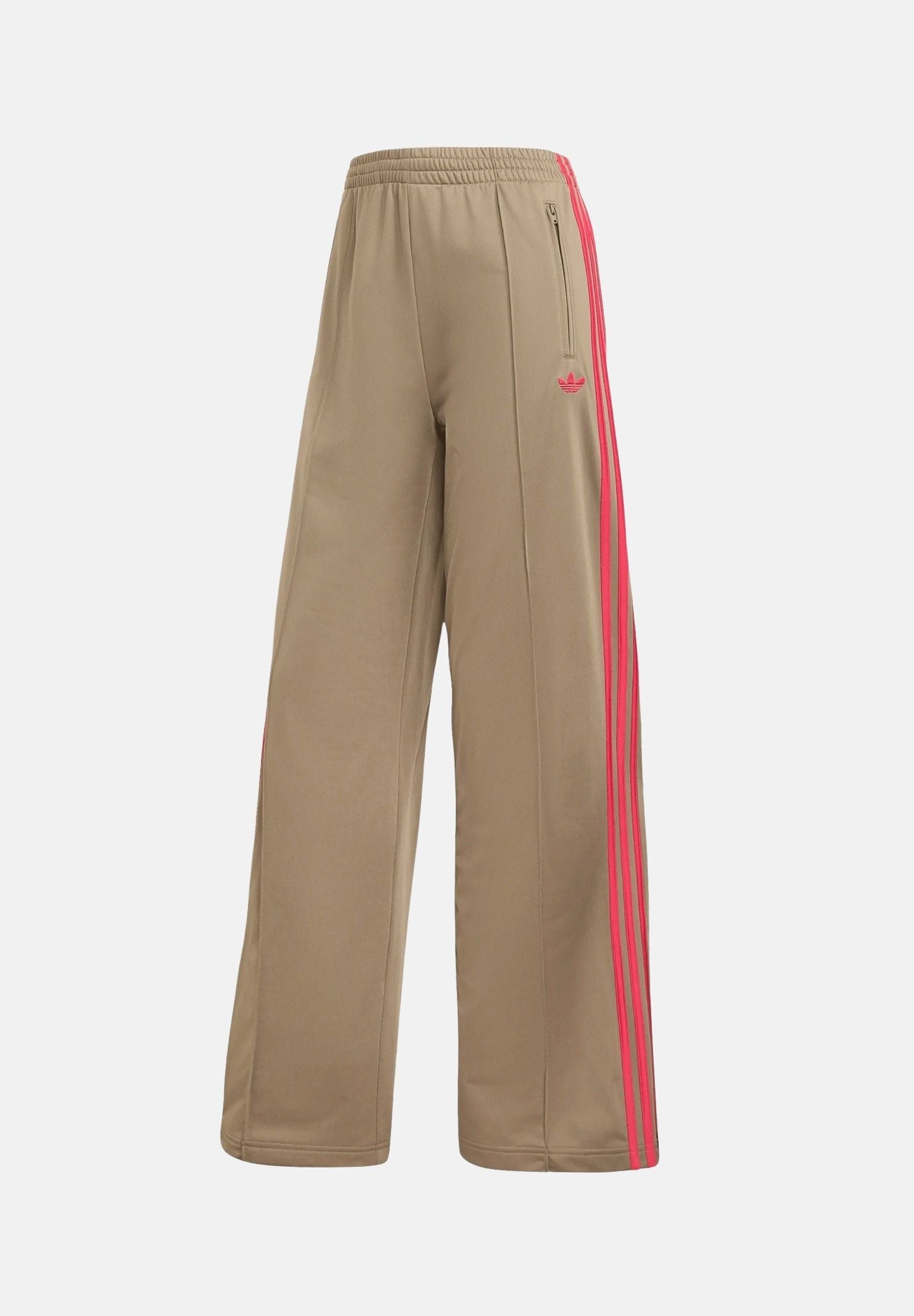 ADIDAS ORIGINALS Pantaloni FIREBIRD LOOSE power pink beige e rosa da donna con gamba ampia KV2233 . ADIDAS ORIGINALS