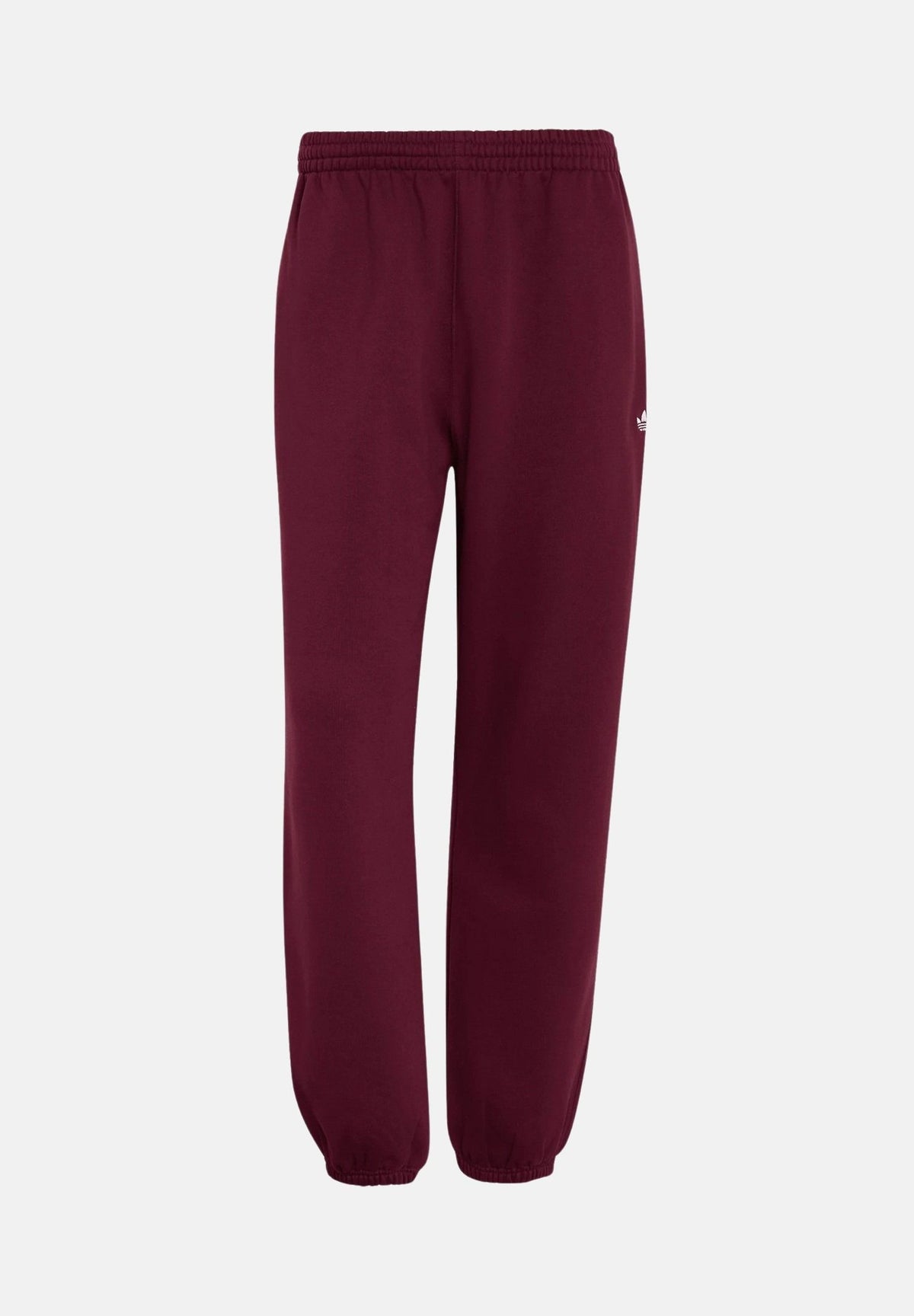 ADIDAS ORIGINALS Pantaloni ESS LOOSE PT Maroon, bordeaux da uomo con logo trifoglio ricamato KV3143 . ADIDAS ORIGINALS