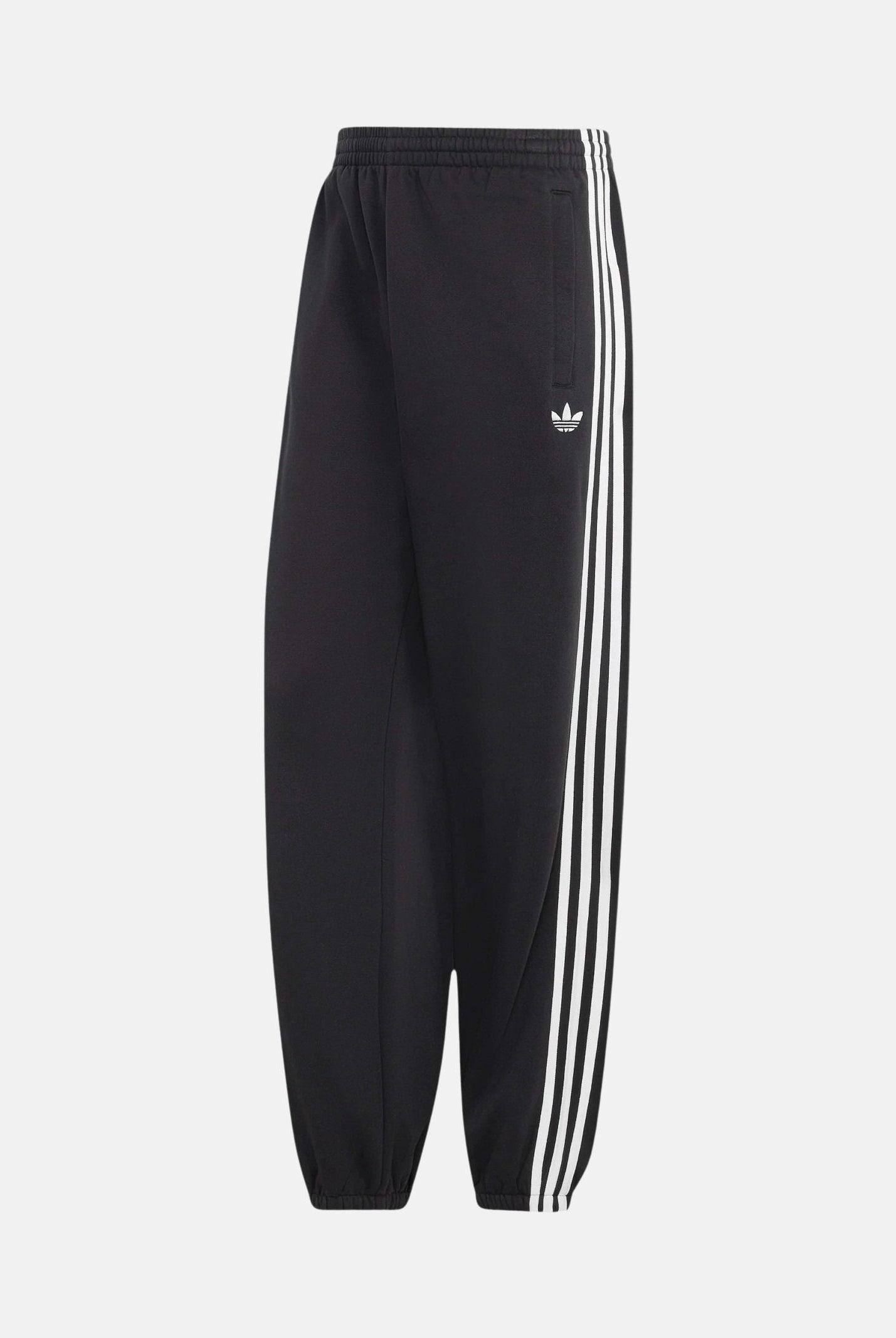 ADIDAS ORIGINALS Pantaloni ADICOLOR 3-STRIPES CUFFED nero da uomo con logo iconico KV9280 . ADIDAS ORIGINALS
