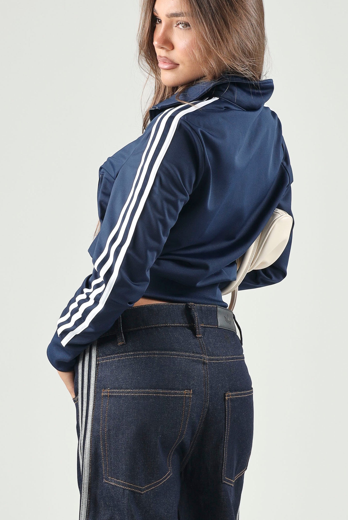 ADIDAS ORIGINALS Felpa FIREBIRD CLASSIC TRACK indigo blu da donna KV9551 . ADIDAS ORIGINALS