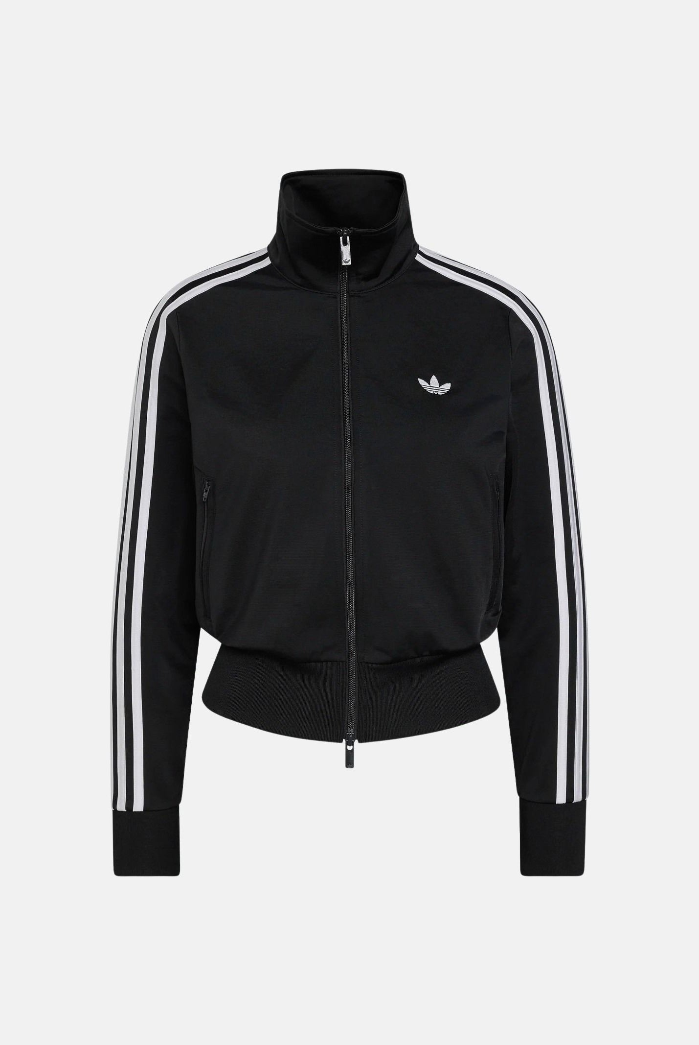ADIDAS ORIGINALS Felpa con zip FIREBIRD CLASSIC nera e bianca da donna KV9552 . ADIDAS ORIGINALS