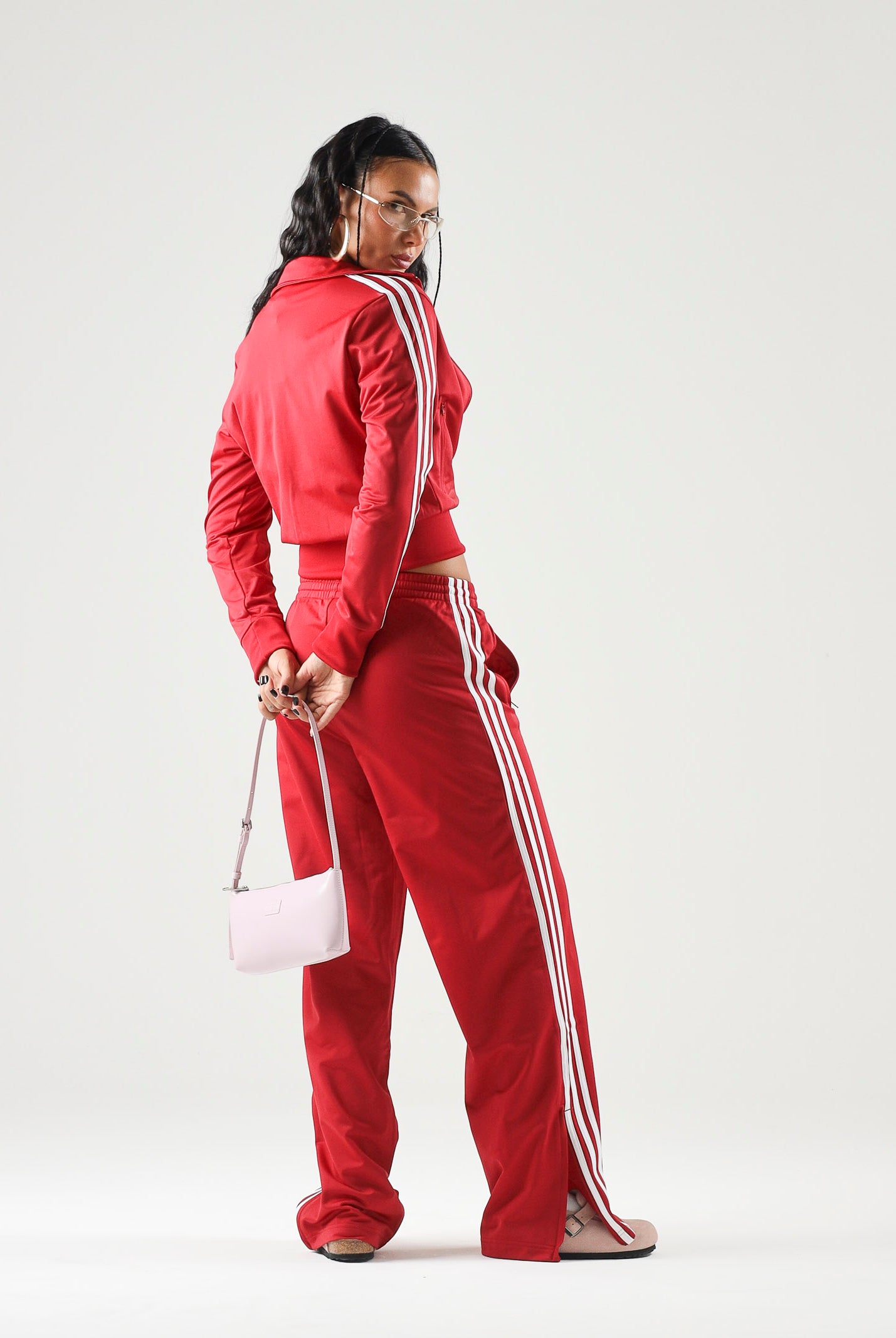 ADIDAS ORIGINALS Felpa FIREBIRD CLASSIC TRACK JACKET victory red rossa da donna KV9553 . ADIDAS ORIGINALS