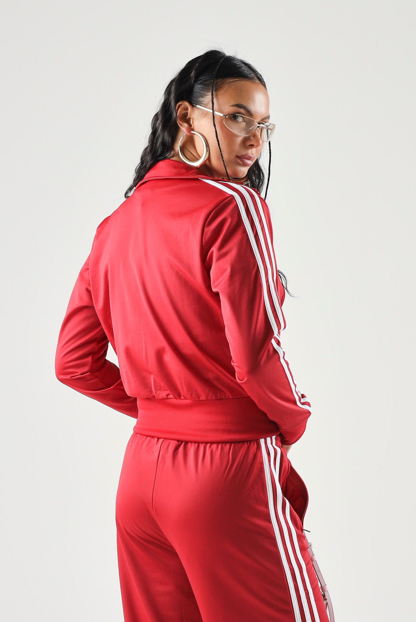 ADIDAS ORIGINALS Felpa FIREBIRD CLASSIC TRACK JACKET victory red rossa da donna KV9553 . ADIDAS ORIGINALS