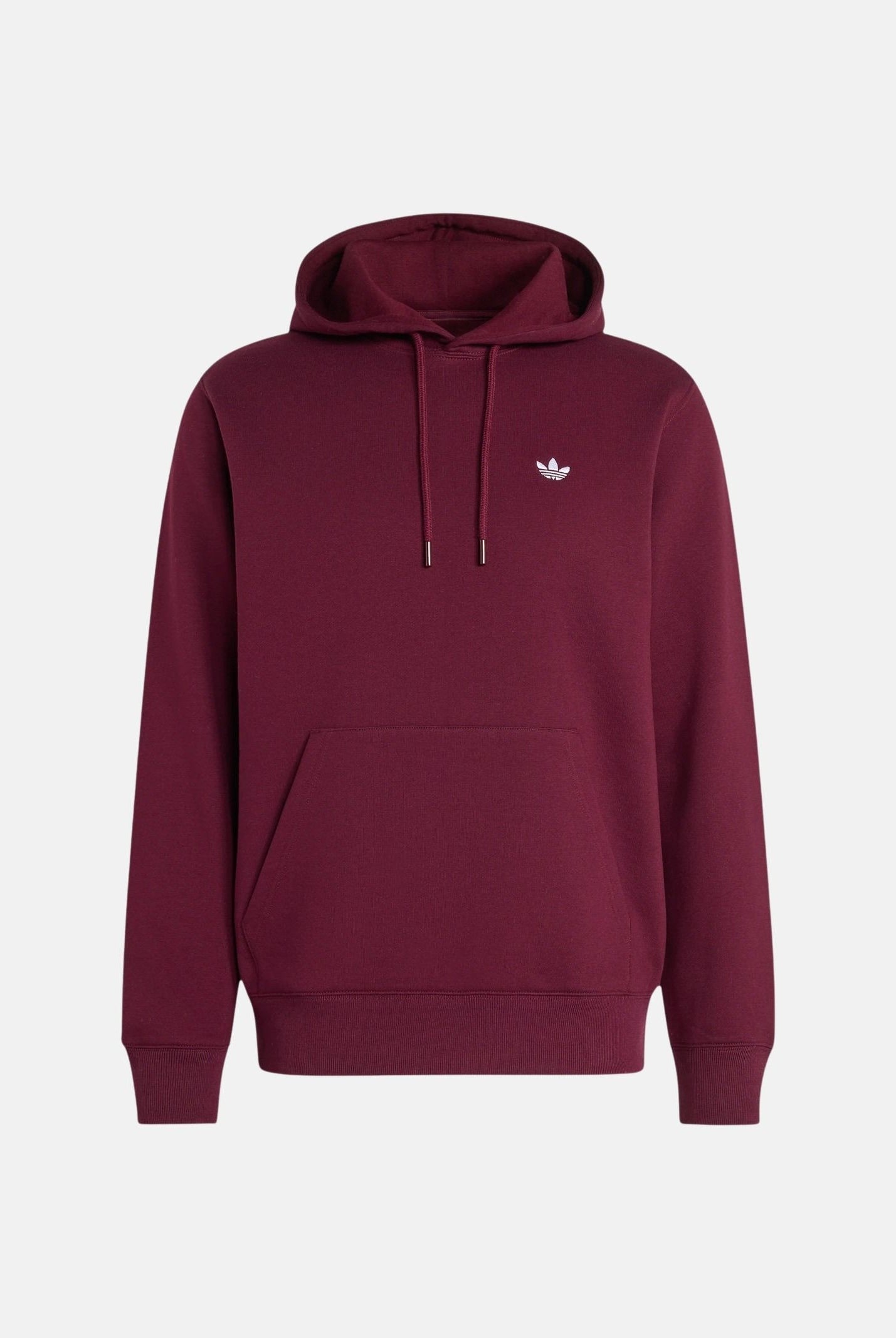 ADIDAS ORIGINALS Felpa TREFOIL ESSENTIAS HOODIE marron bordeaaux da uomo<BR/> KW5048 . ADIDAS ORIGINALS
