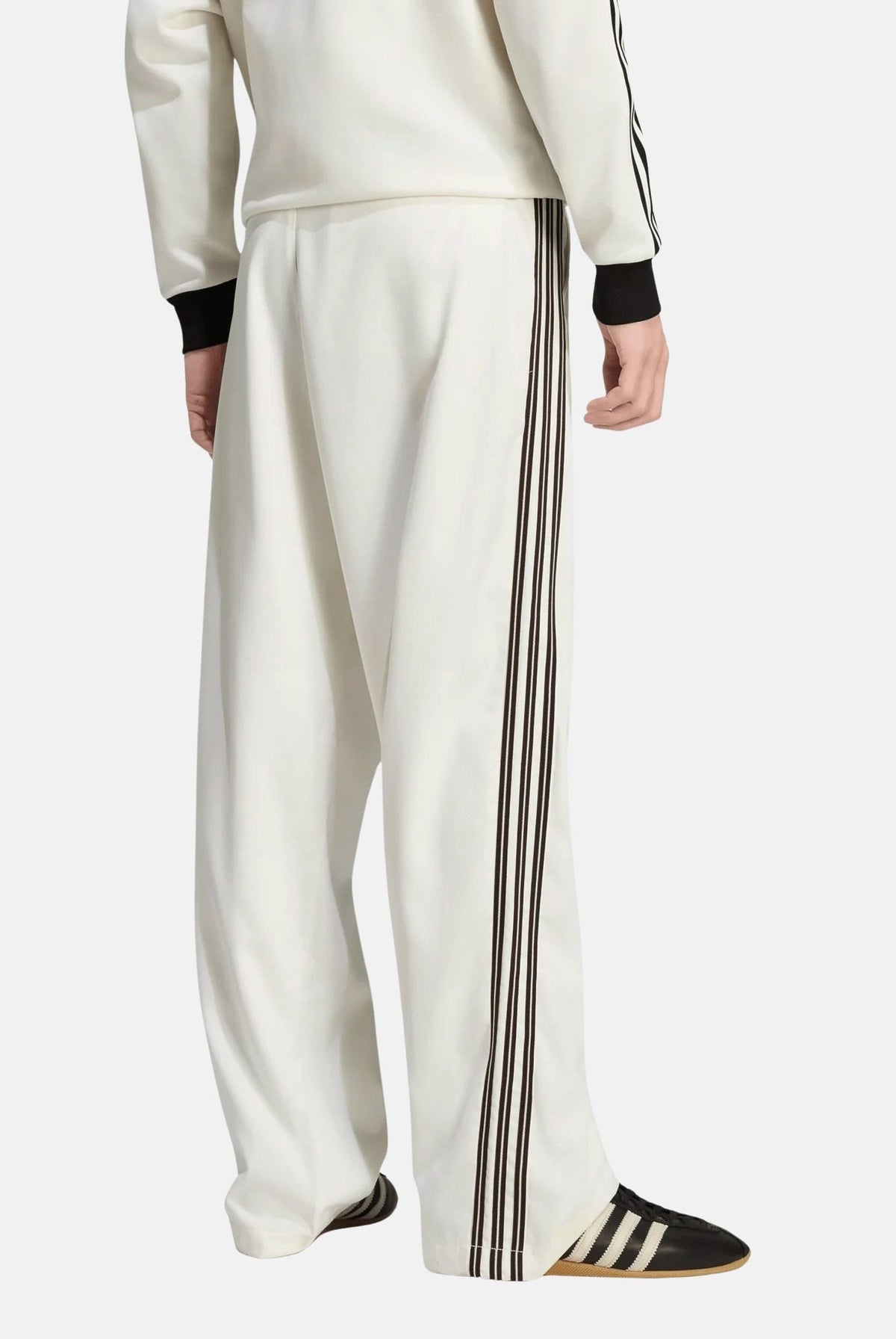 ADIDAS ORIGINALS Pantaloni ADIBREAK TRACK bianco-nuvola da uomo con 3-iconiche stripes KW7987 . ADIDAS ORIGINALS
