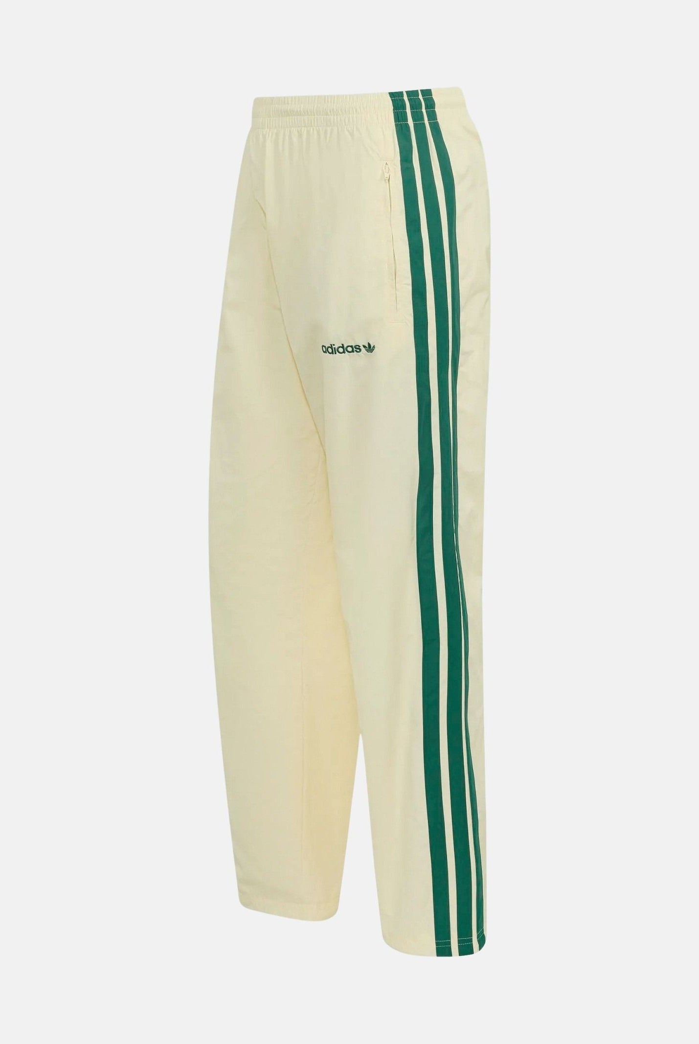 ADIDAS ORIGINALS Pantaloni CUTLINE TRACK PANTS Warm Vanilla crema da uomo con 3-stripes iconiche KW8021 . ADIDAS ORIGINALS