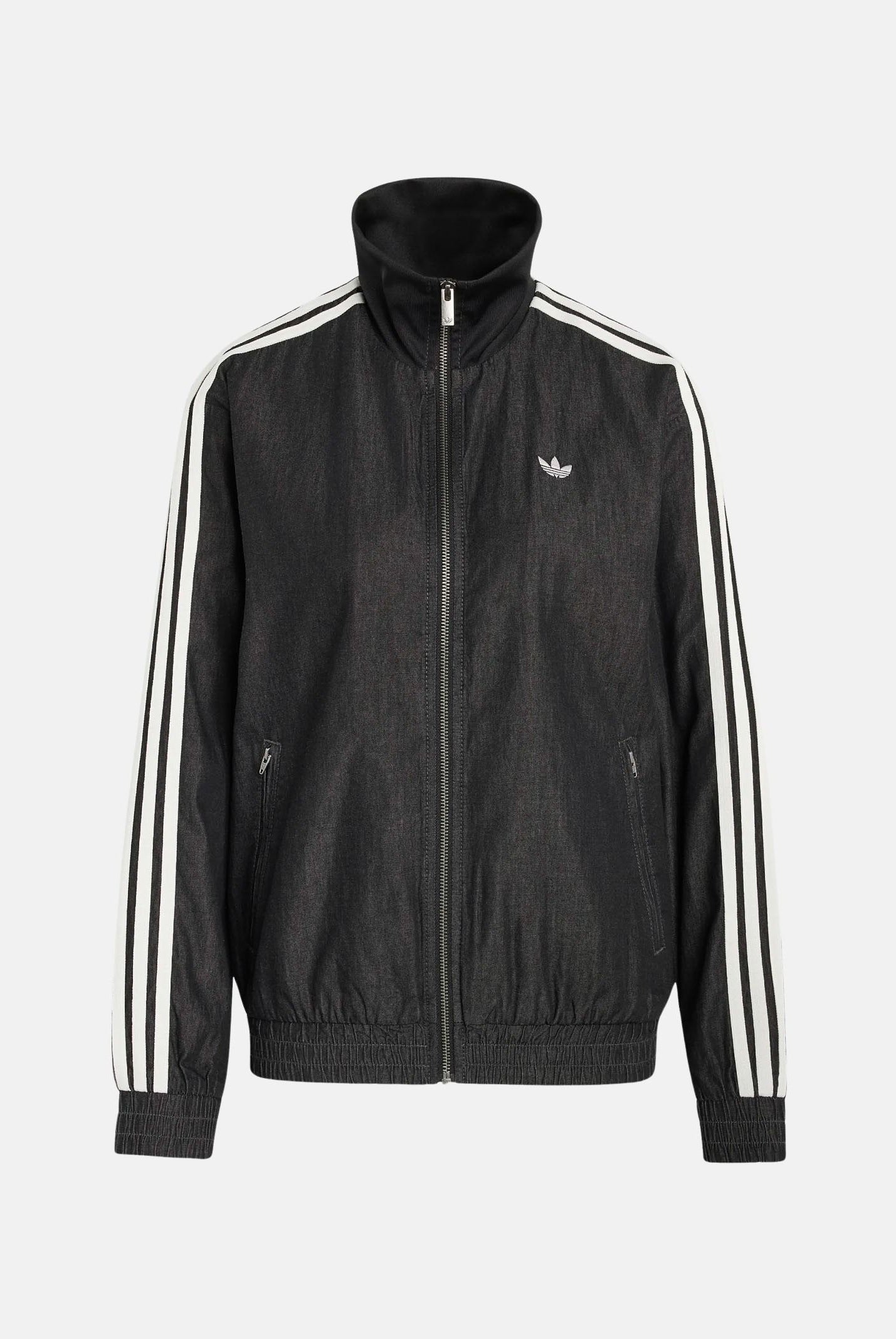ADIDAS ORIGINALS Felpa SUMMER GLOW medium black-nero da donna<BR/>con iconiche 3-Stripes a contrasto KW8758 . ADIDAS ORIGINALS