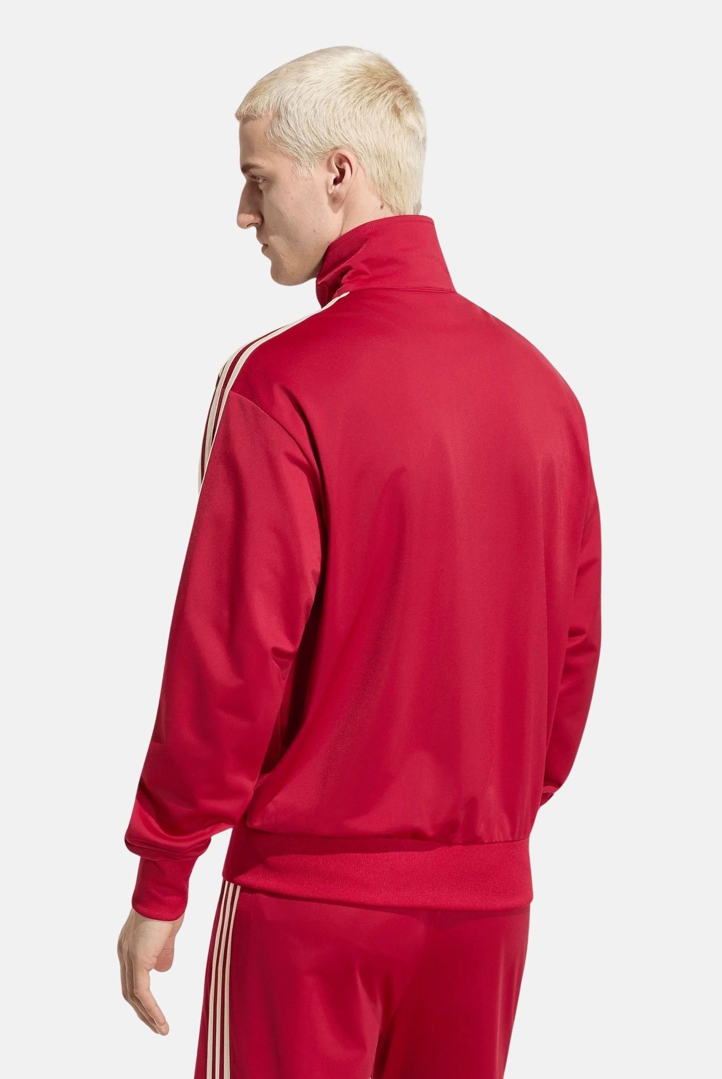 ADIDAS ORIGINALS Felpa FIREBIRD TRACK victory red-rosso da uomo con iconiche 3-Stripes KX6921 . ADIDAS ORIGINALS