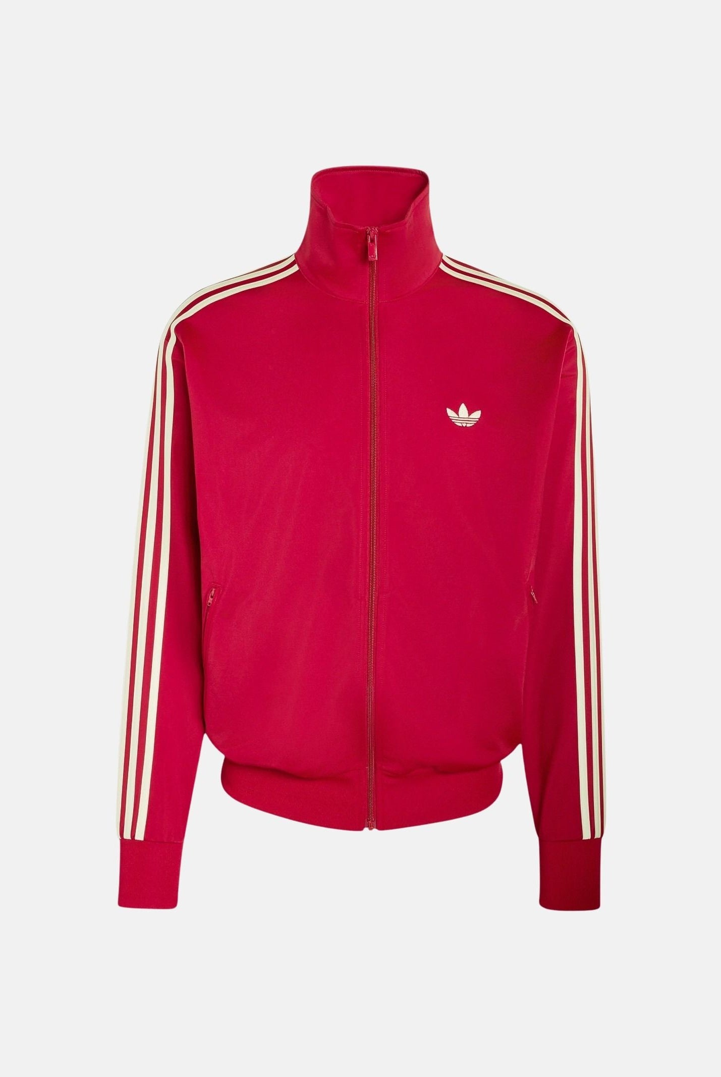 ADIDAS ORIGINALS Felpa FIREBIRD TRACK victory red-rosso da uomo con iconiche 3-Stripes KX6921 . ADIDAS ORIGINALS