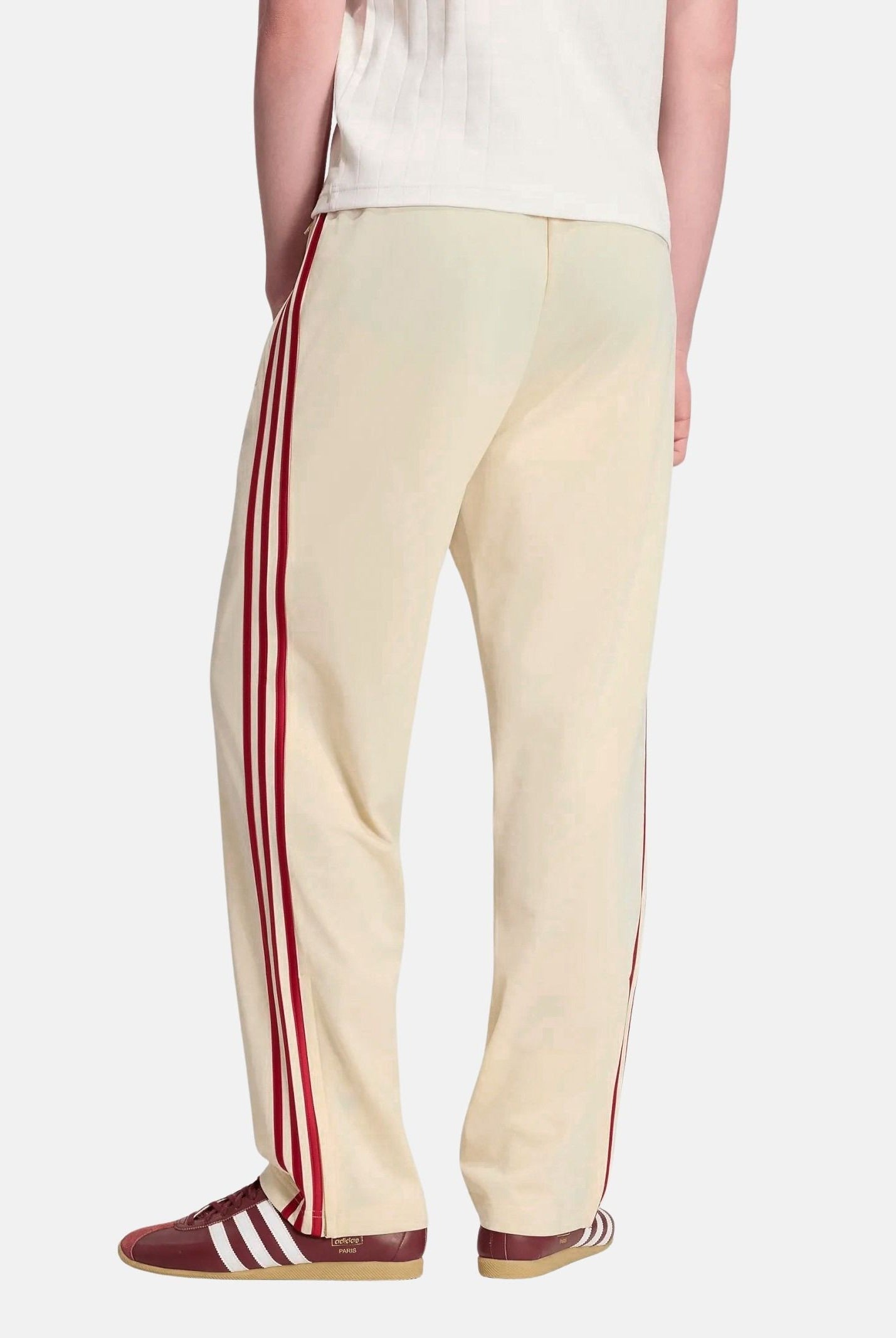 ADIDAS ORIGINALS Pantaloni PINSTRIPE FIREBIRD, colore warm vanilla, avorio-crema, per uomo e donna KX6924 . ADIDAS ORIGINALS