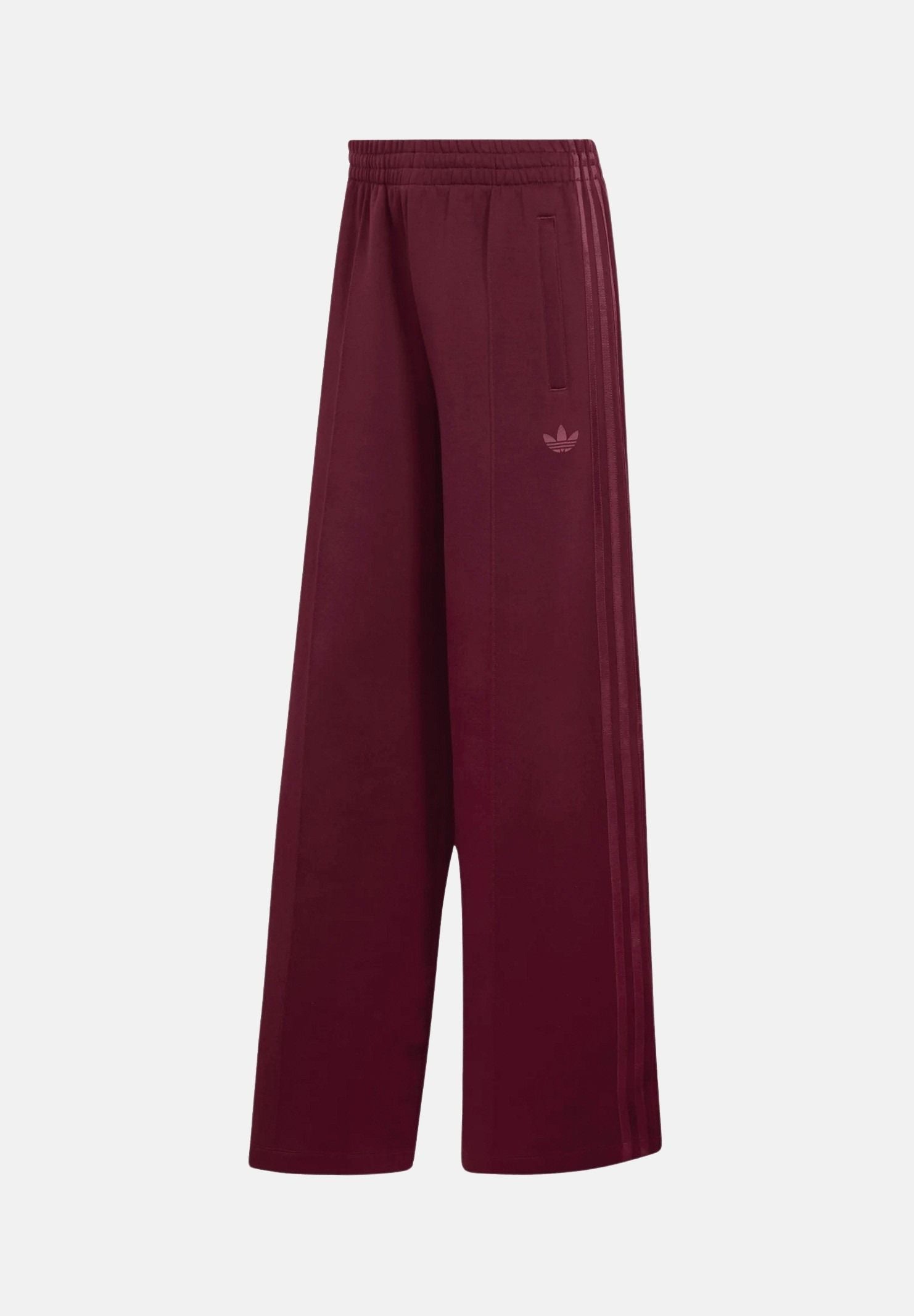ADIDAS ORIGINALS Pantaloni SPACER TRACKPANTS Maroon bordeaux da donna con logo iconico KY0850 . ADIDAS ORIGINALS