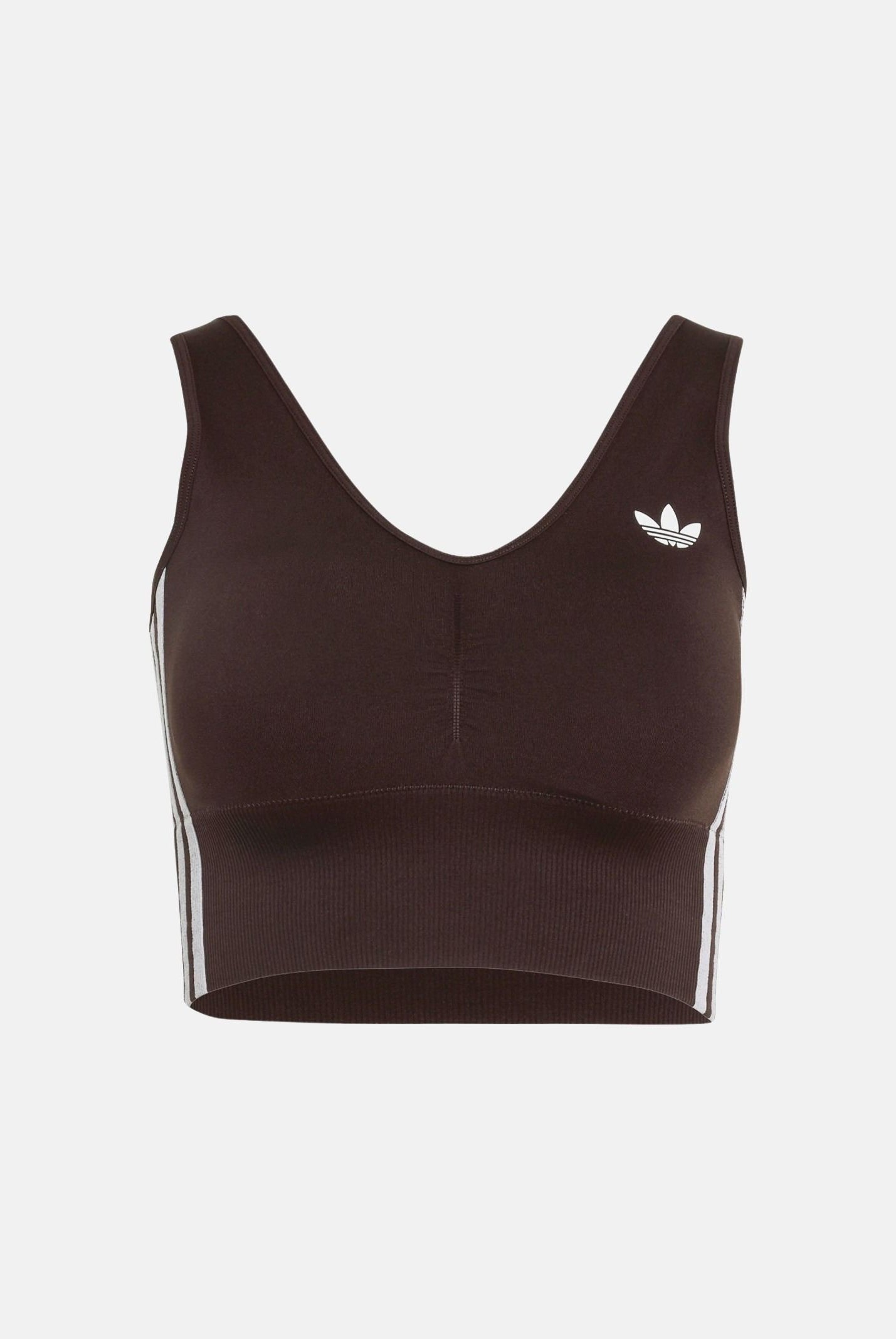 ADIDAS ORIGINALS Top FASHION SPECIALTY aurora coffé marrone da donna con scollo ampio KZ4107 . ADIDAS ORIGINALS