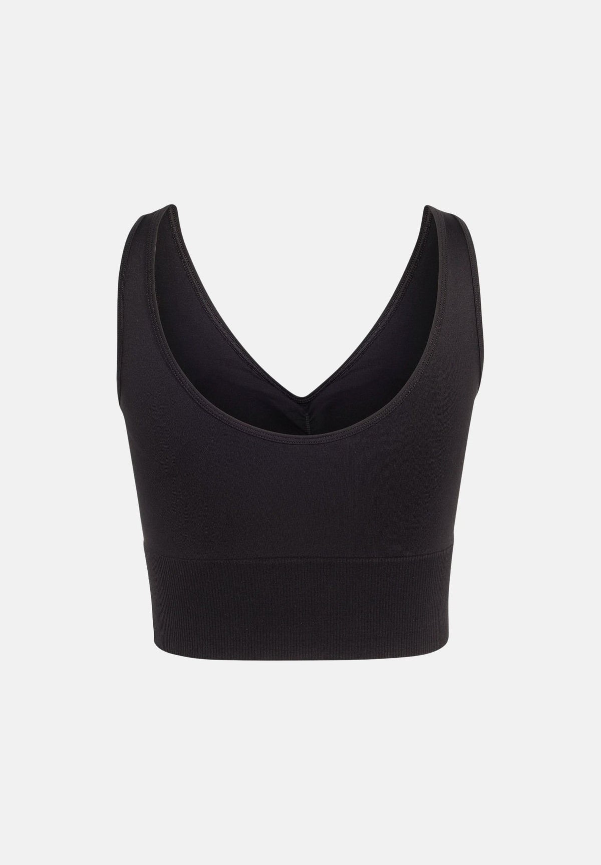 ADIDAS ORIGINALS Top sportivo ESSENTIALS 3-STRIPES SEAMLESS nero da donna KZ4109 . ADIDAS ORIGINALS