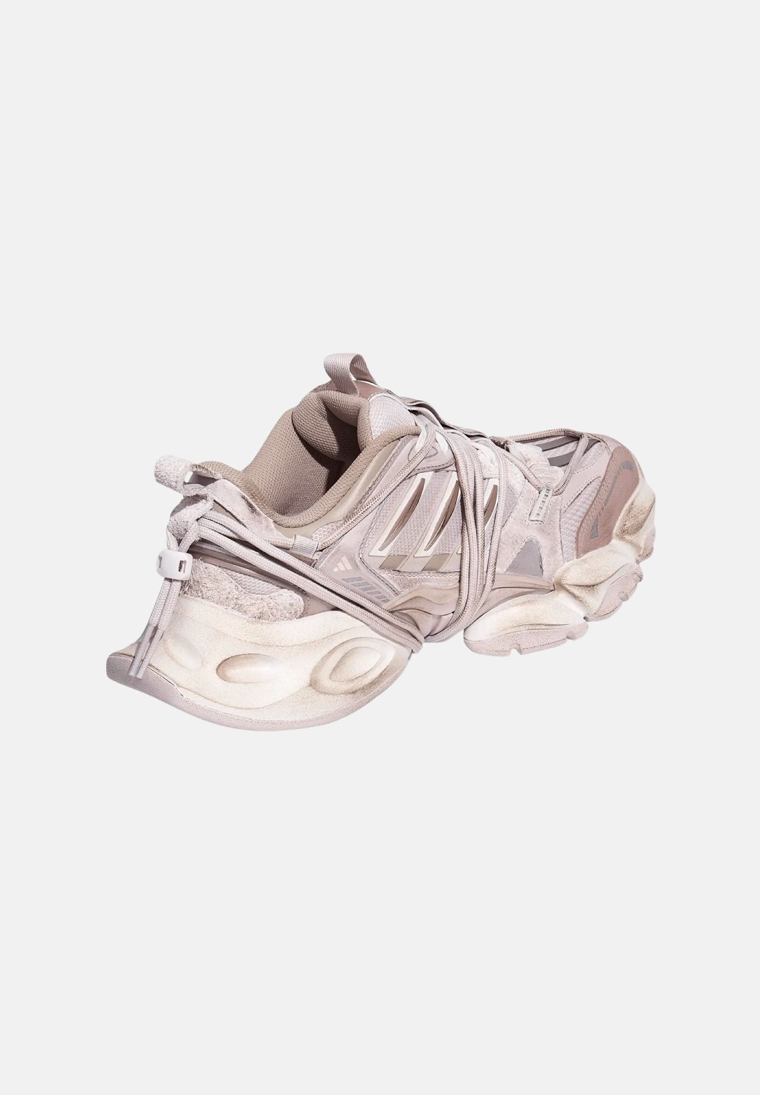 ADIDAS ORIGINALS Sneakers XLG RUNNER DELUXE 2.0 grigio perla per uomo e donna dal design chunky monocromatico KZ7203 . ADIDAS ORIGINALS