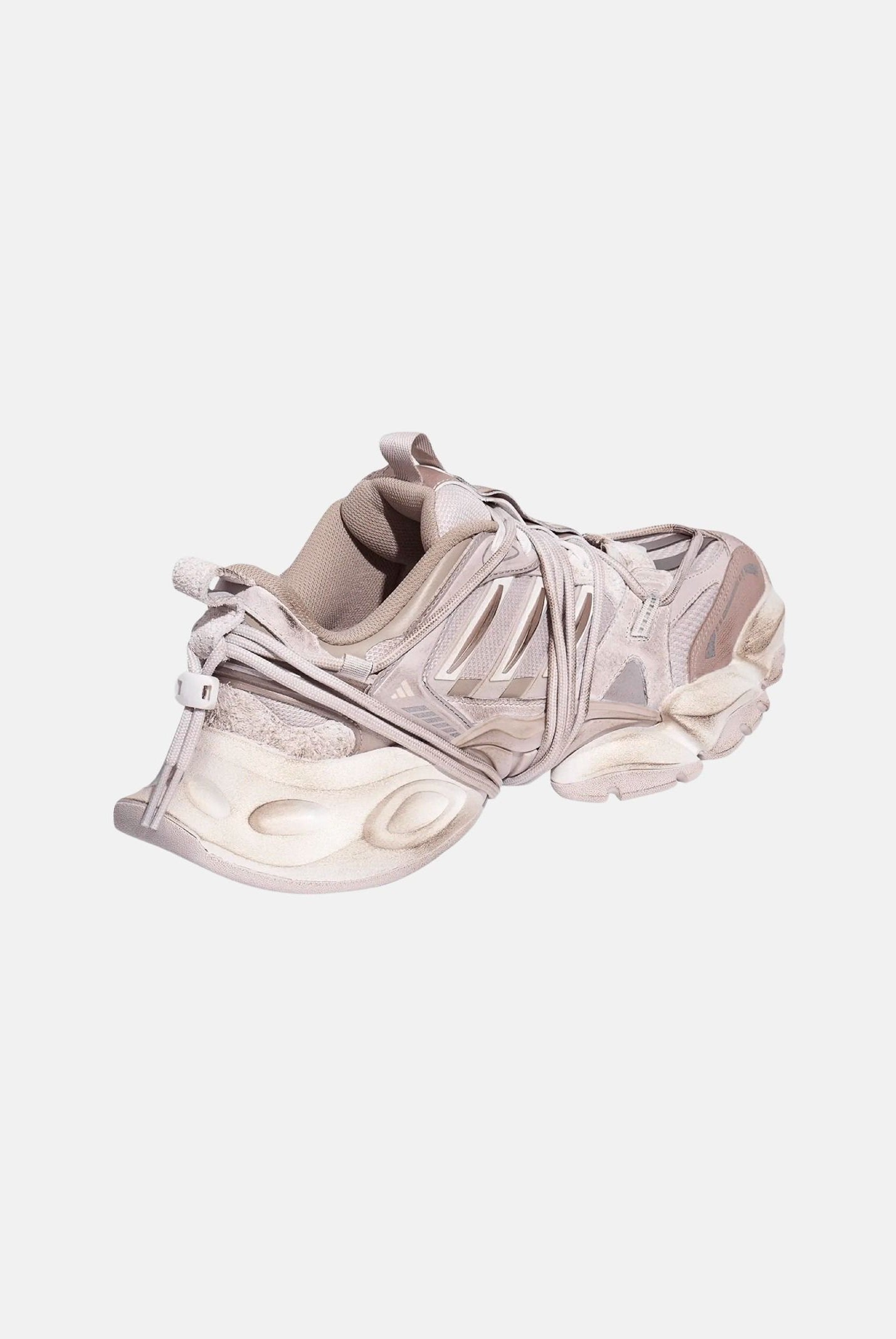 ADIDAS ORIGINALS Sneakers XLG RUNNER DELUXE 2.0 grigio perla per uomo e donna dal design chunky monocromatico KZ7203 . ADIDAS ORIGINALS
